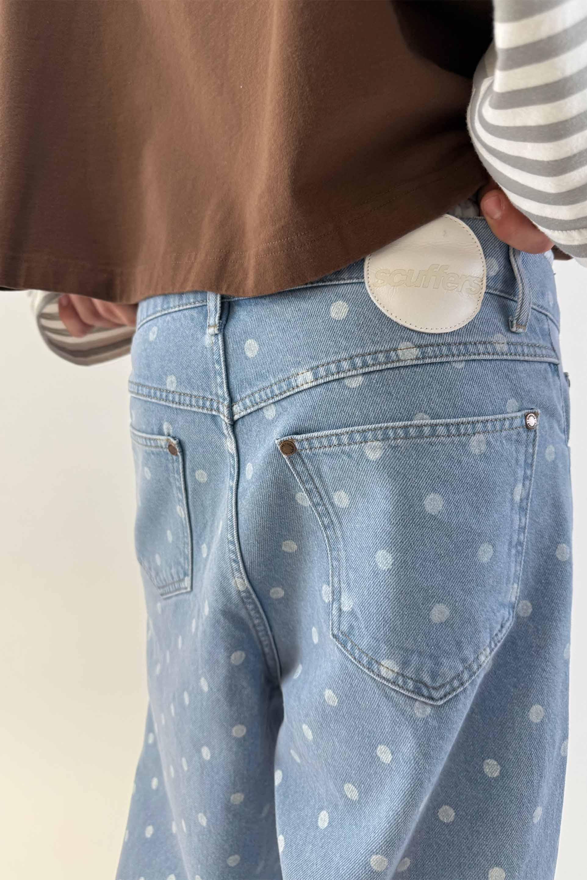 Dots Light Blue Pants - Image 5