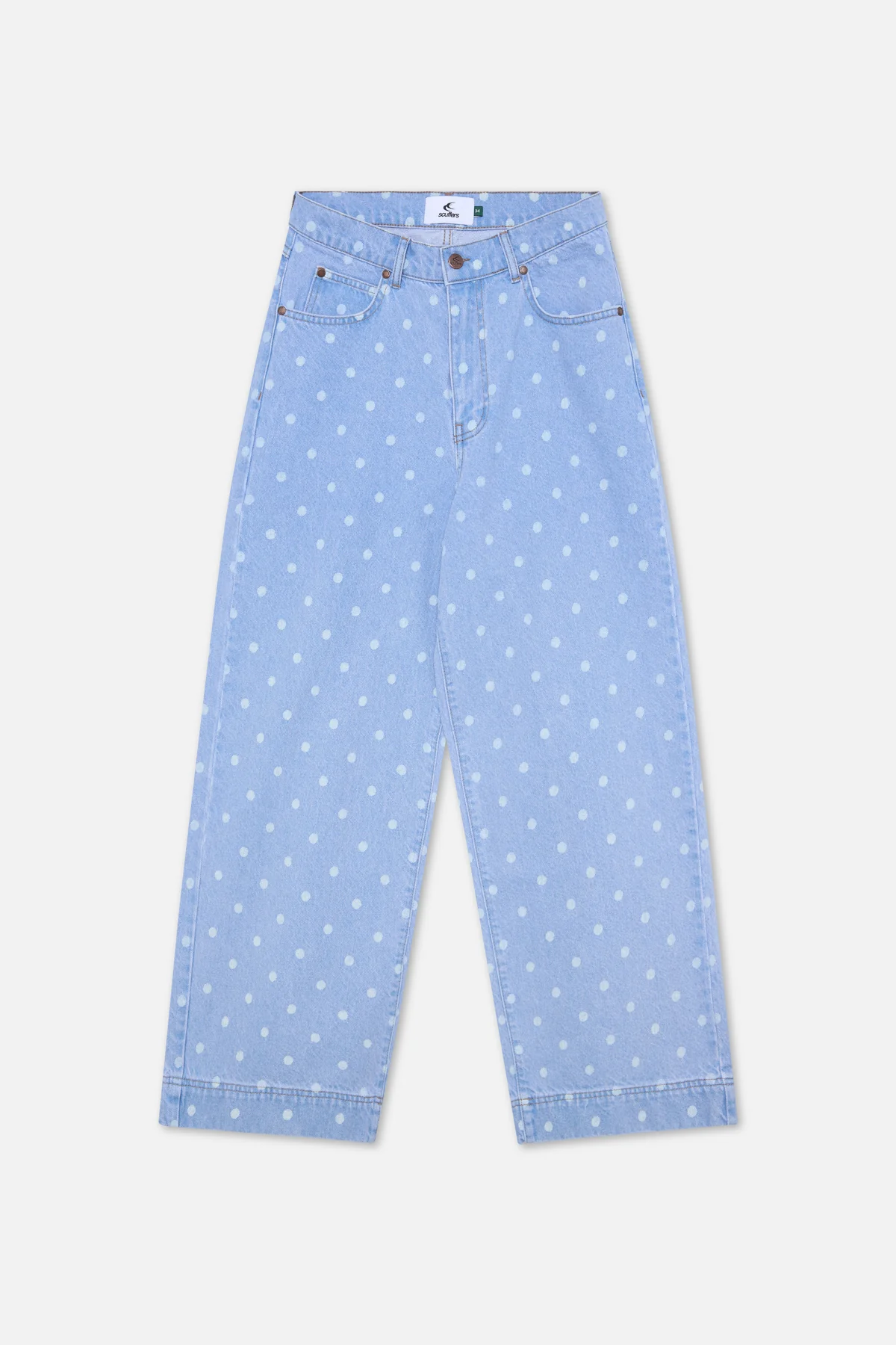 Dots Light Blue Pants - Image 6