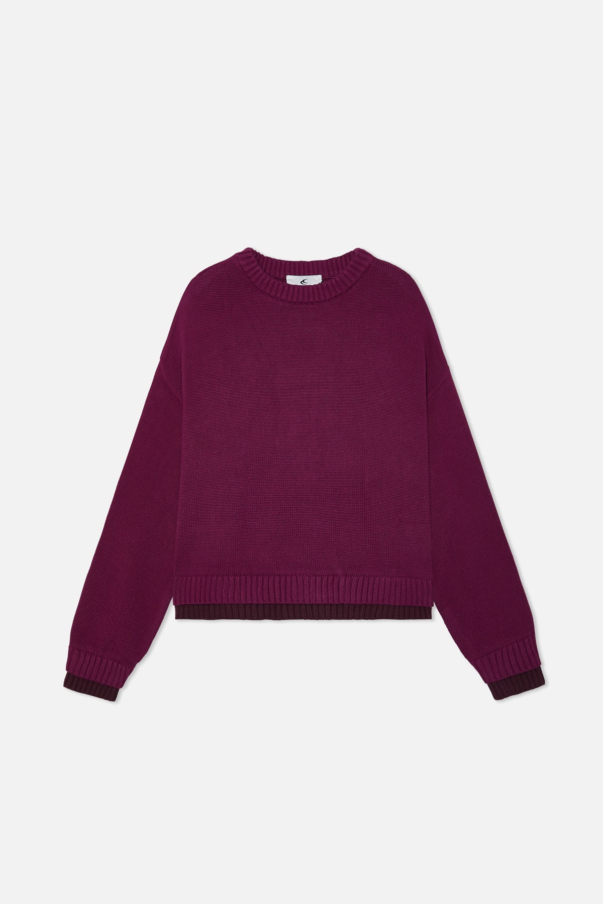 Double Burgundy Knit - Image 3