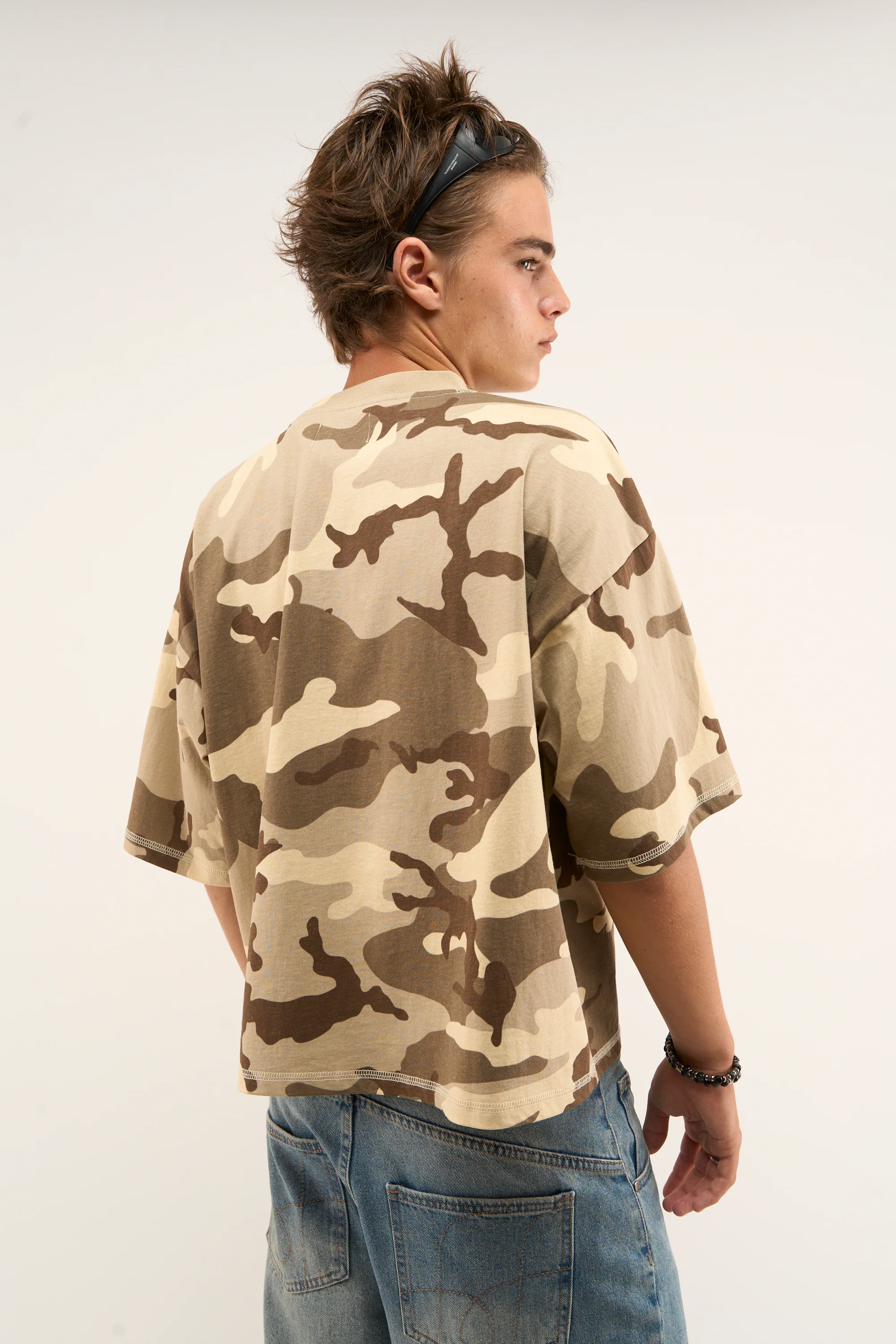 Double Camo Brown T-Shirt - Image 4