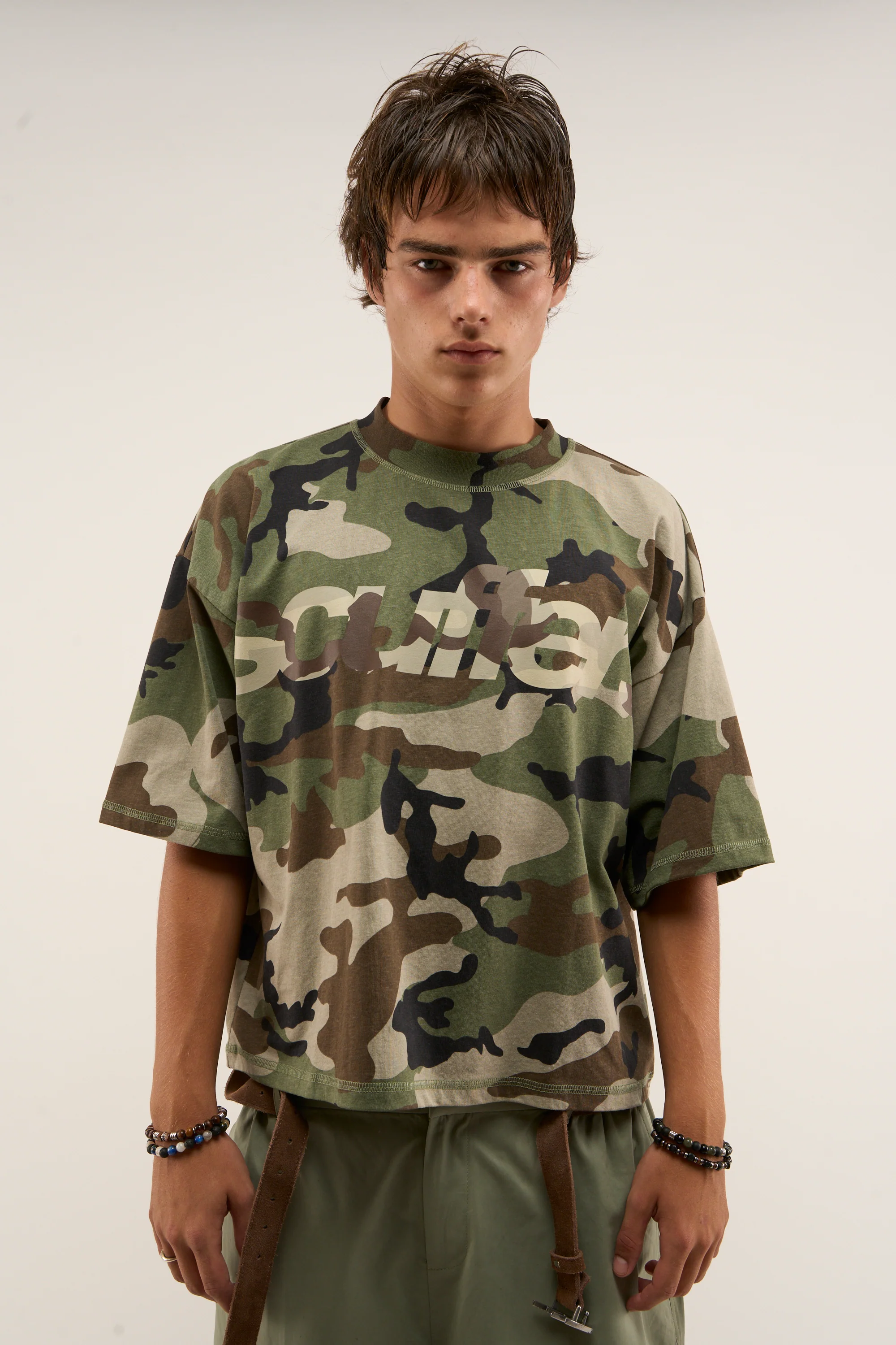 Double Camo Green T-Shirt - Image 2