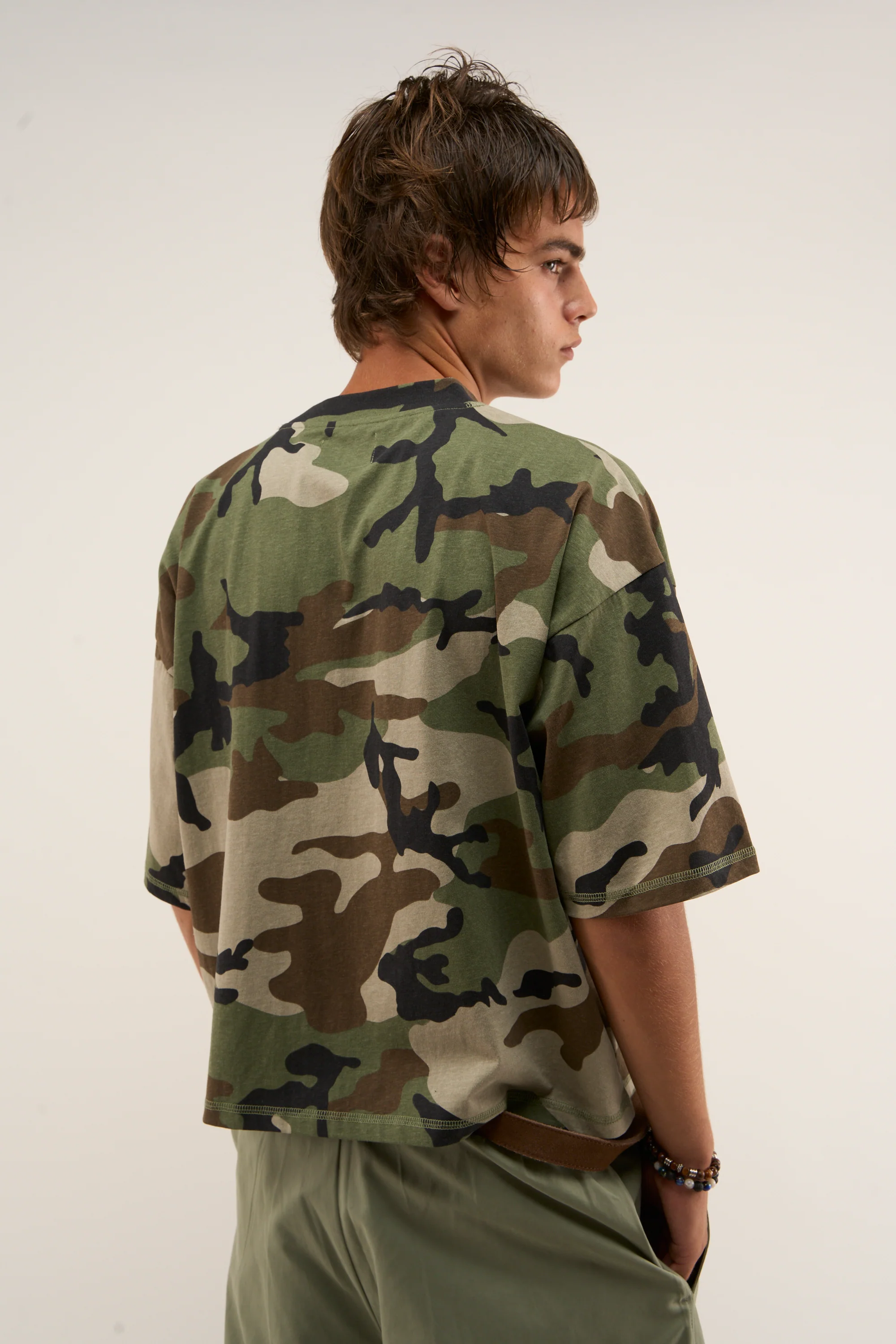Double Camo Green T-Shirt - Image 4