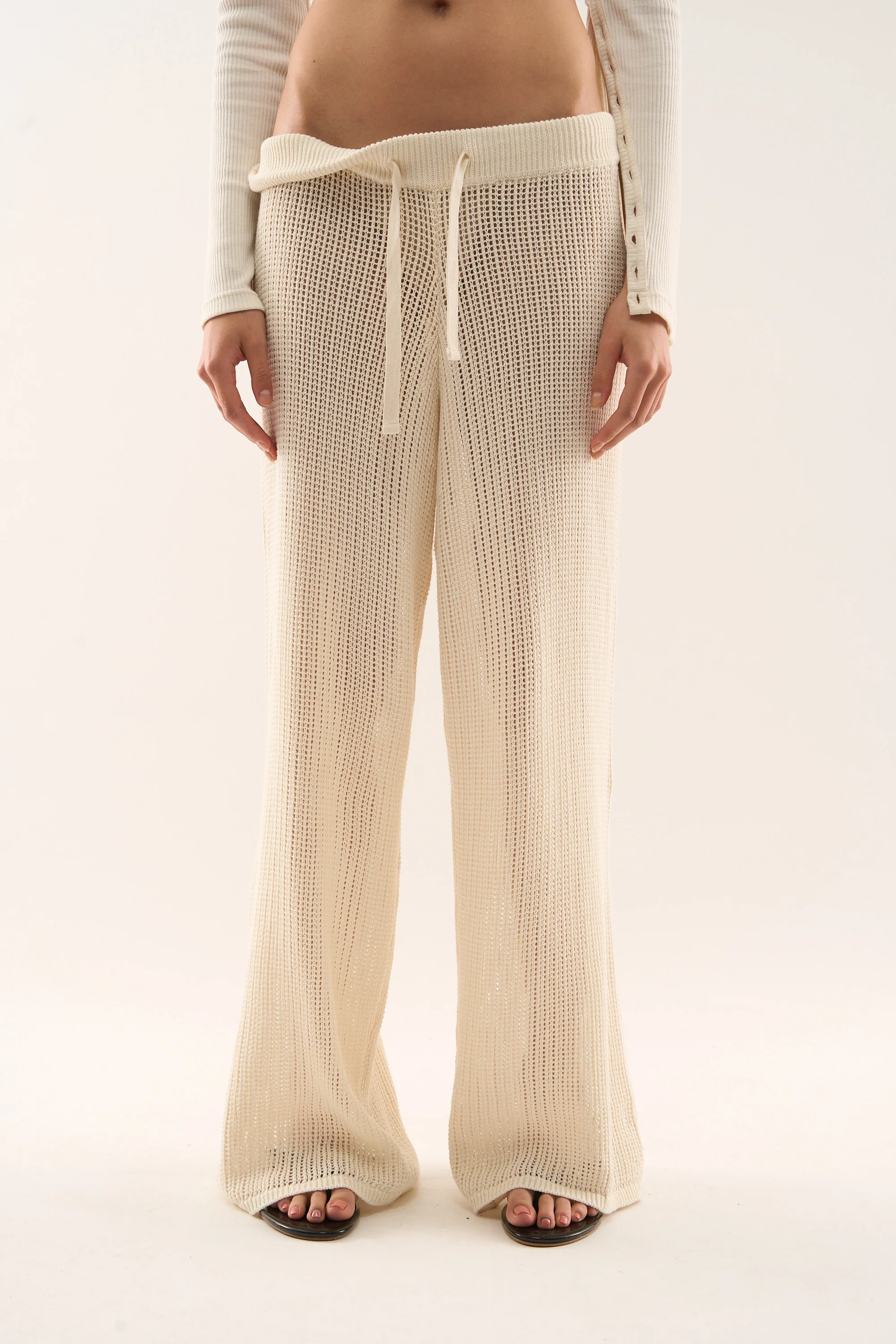 Double Moon Ecru Pants - Image 7