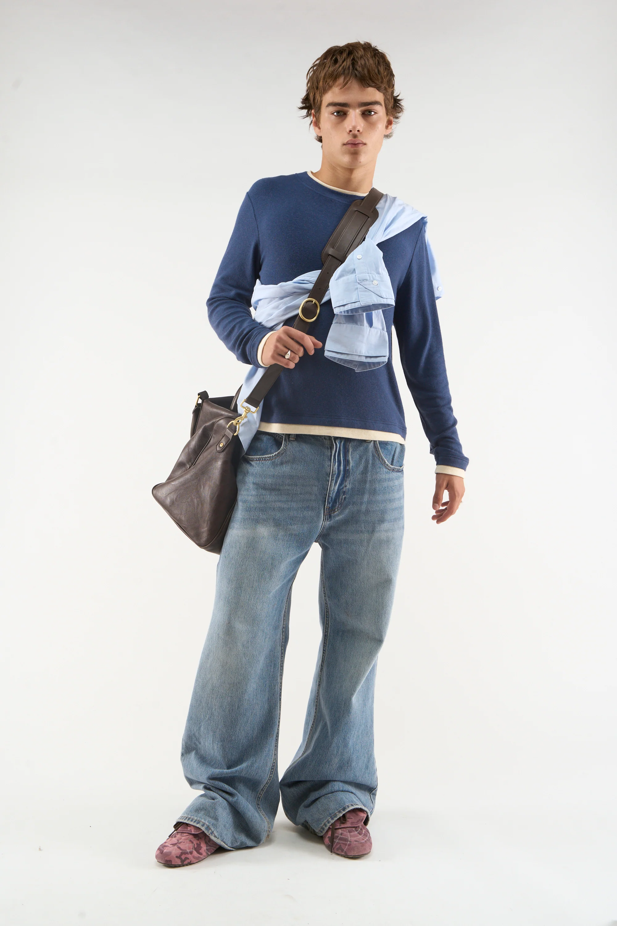 Double Navy Blue Longsleeve - Image 2