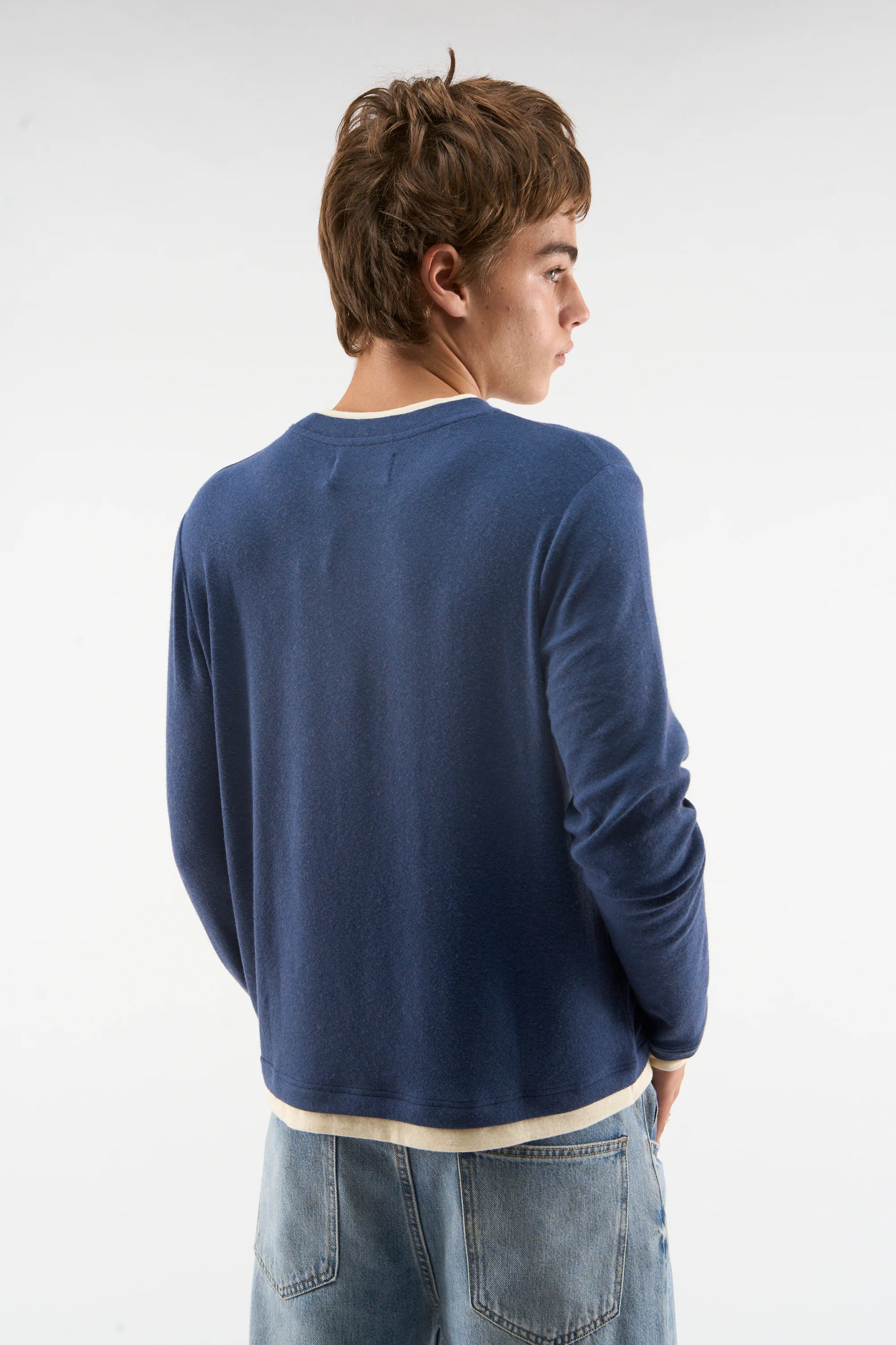 Double Navy Blue Longsleeve - Image 3