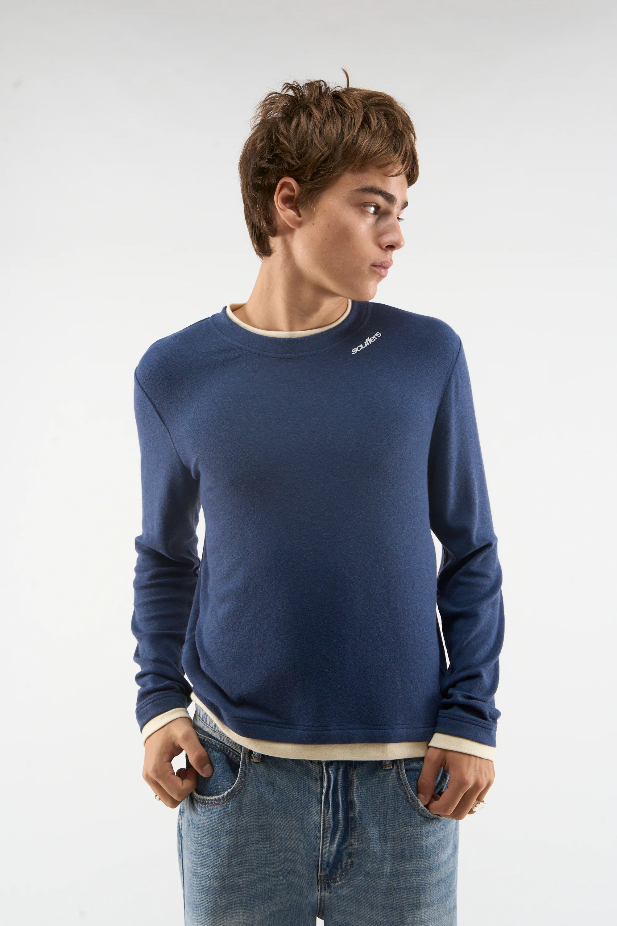 Double Navy Blue Longsleeve - Image 4