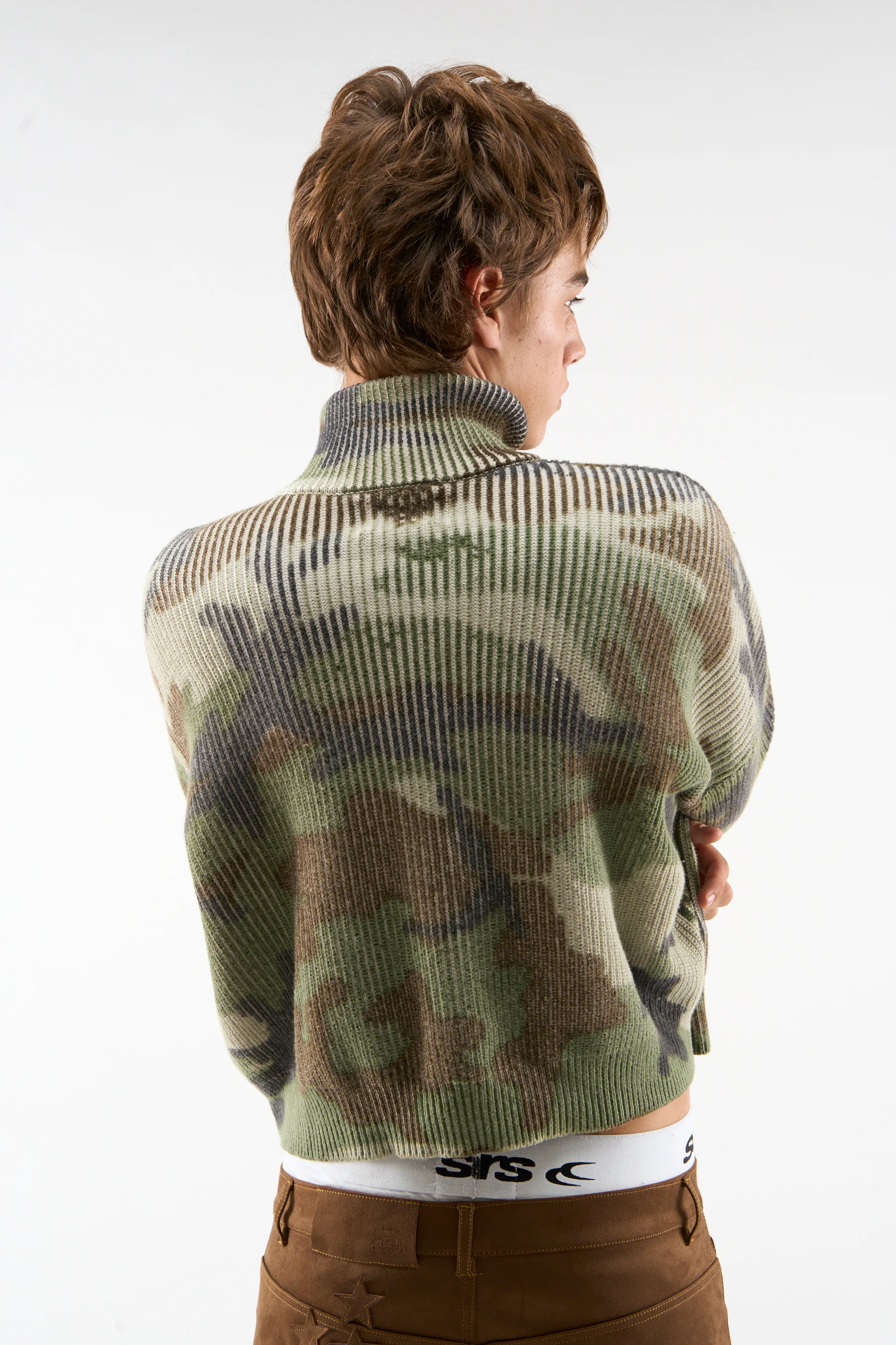 Ea Camo Knit Zipper - Image 3
