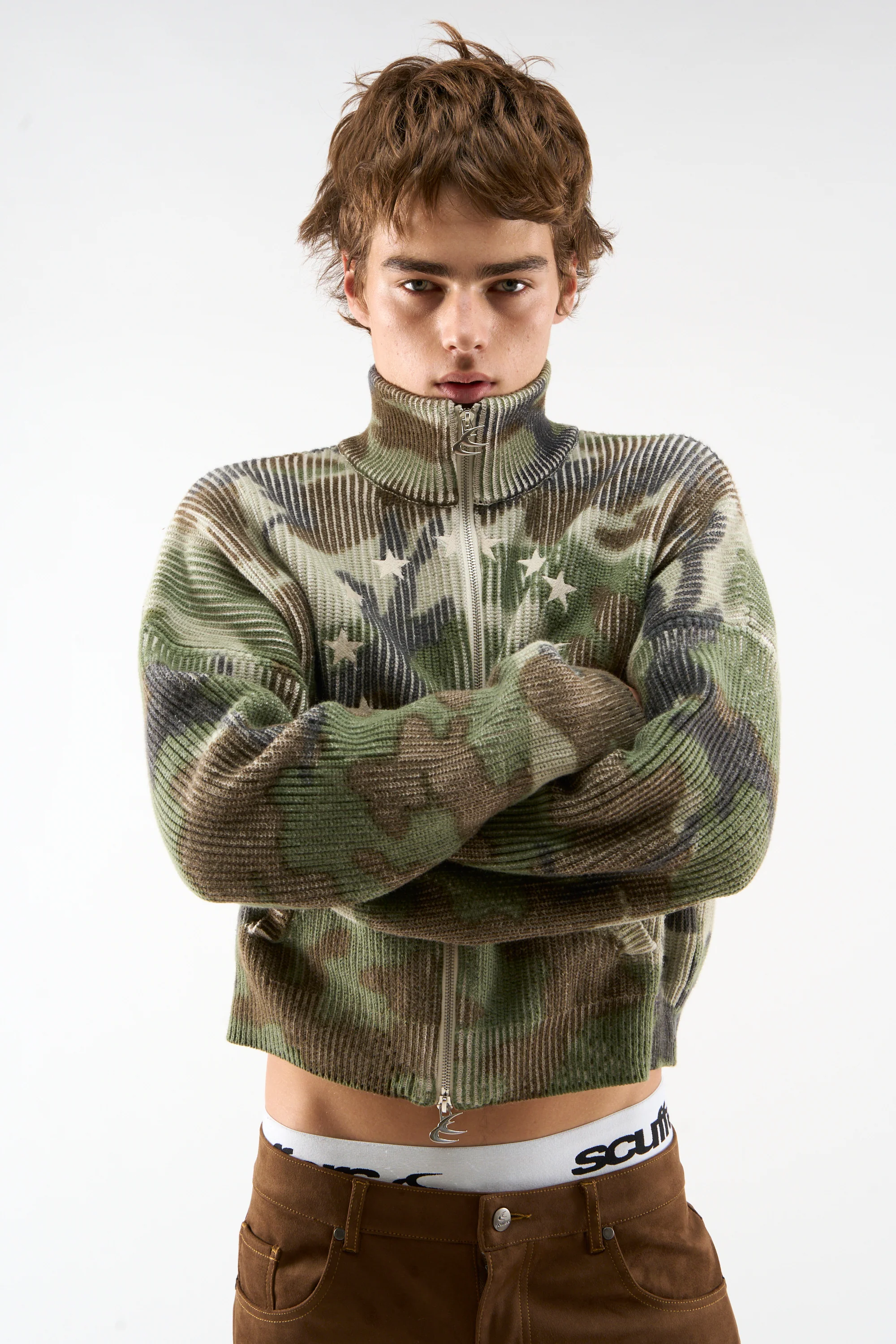 Ea Camo Knit Zipper - Image 4