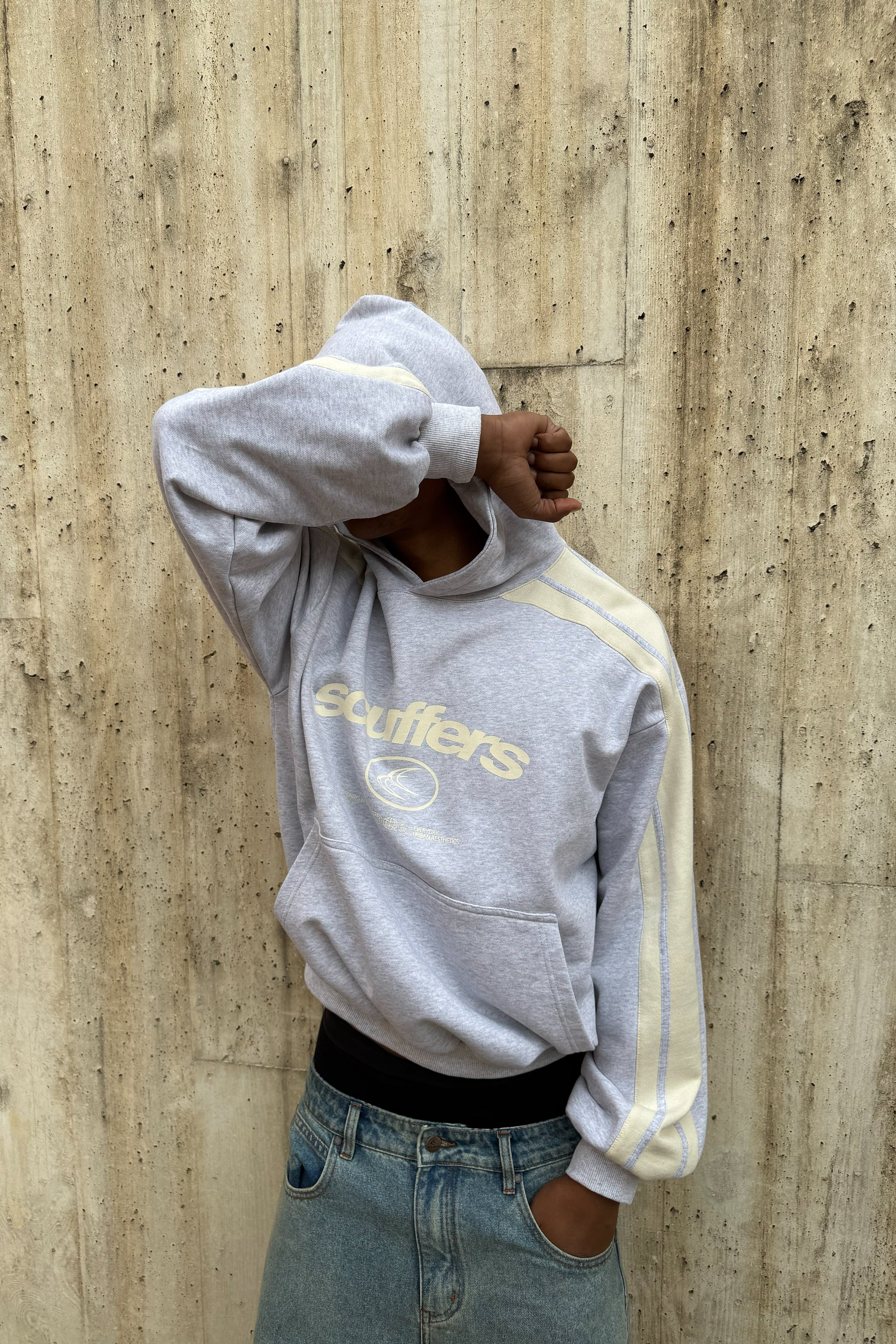 Effortless Light Grey Hoodie - Image 5