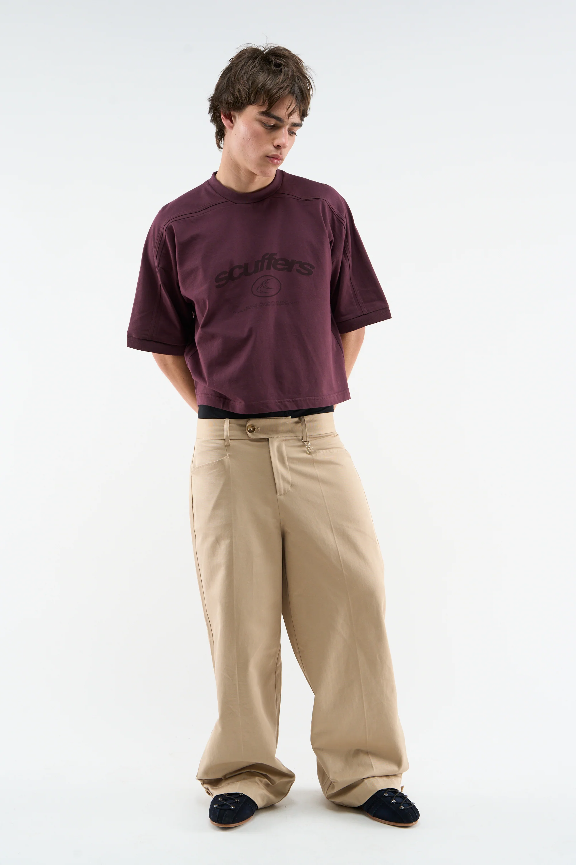 Effortless Total Burgundy T-Shirt - Image 3