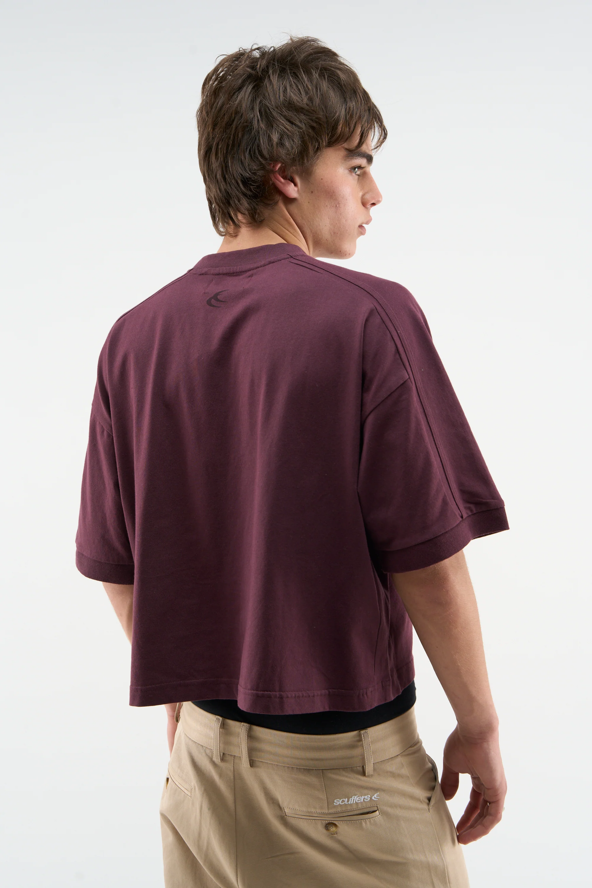 Effortless Total Burgundy T-Shirt - Image 4