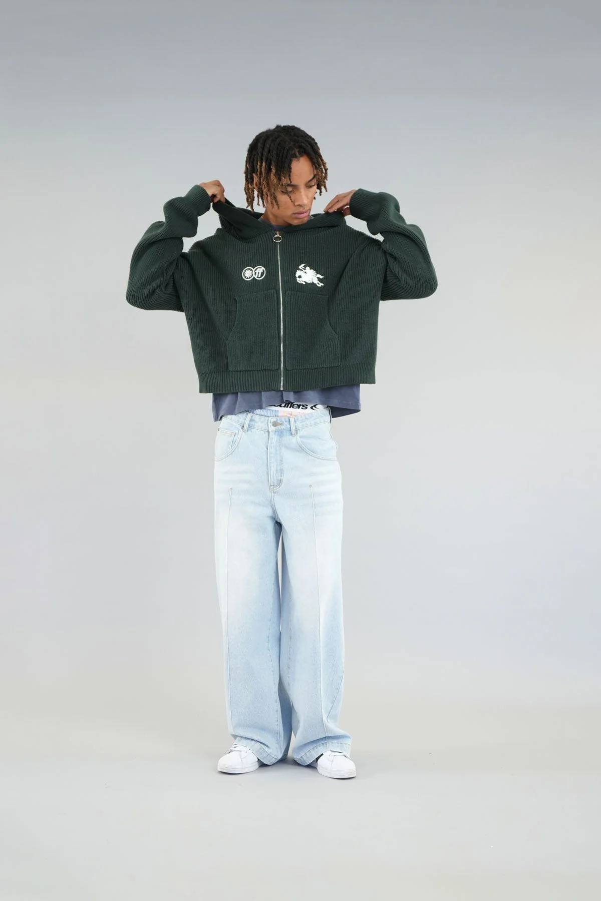 Emblem Green Zipper Knit - Image 7