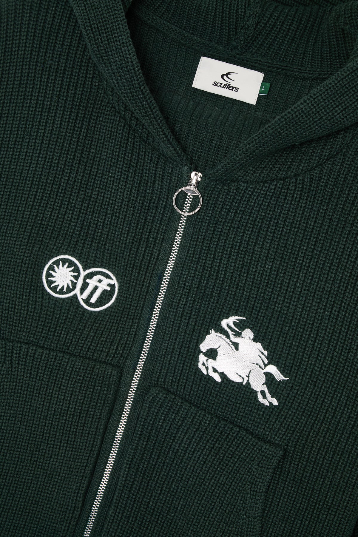 Emblem Green Zipper Knit - Image 8
