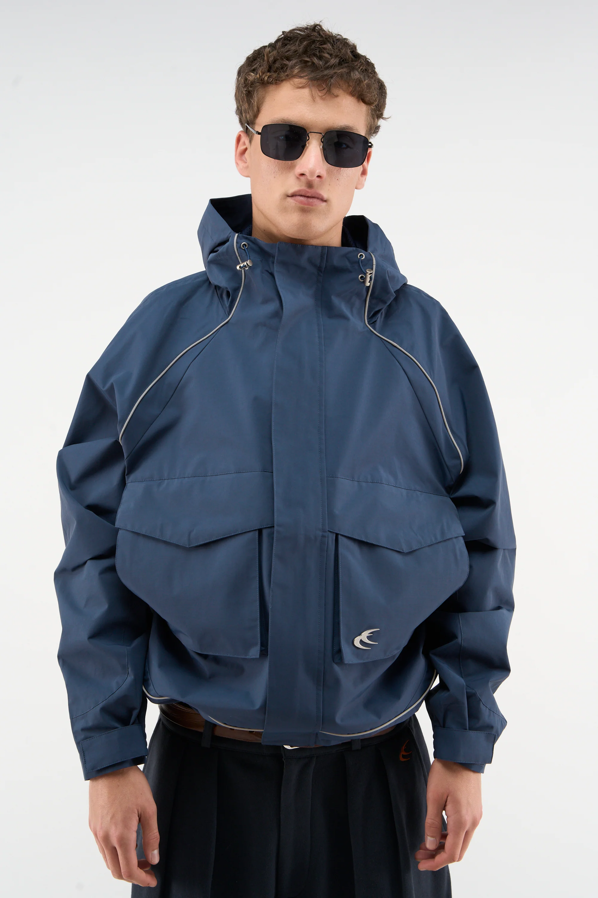 Essential Navy Windbreaker - Image 2