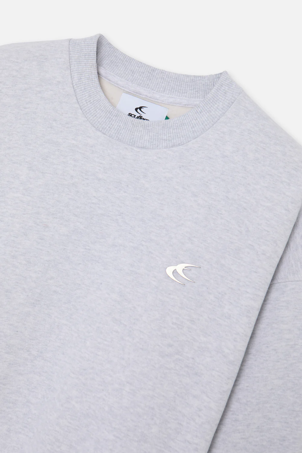 Everyday Grey Melange Crewneck - Image 11