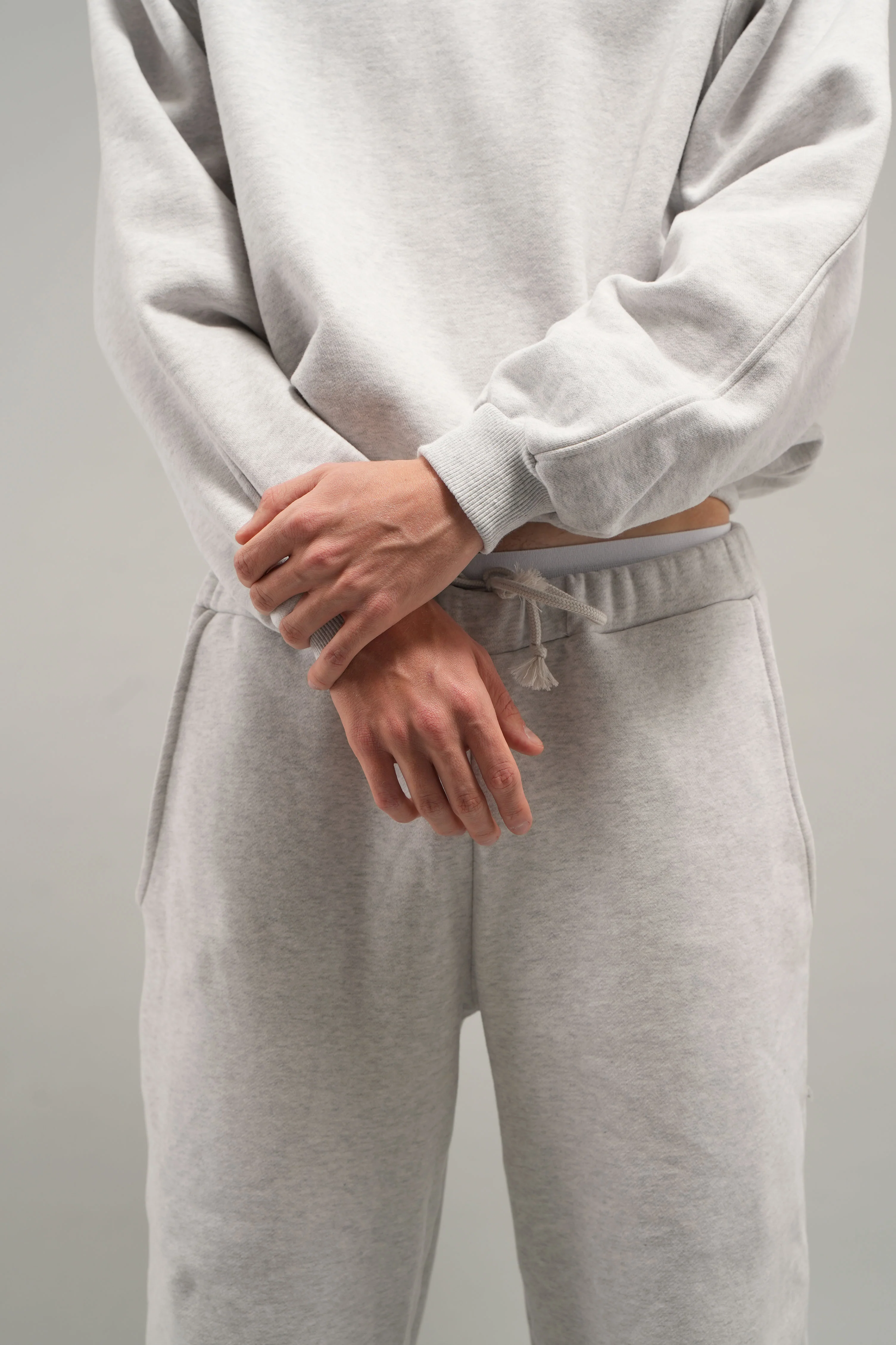 Everyday Grey Melange Crewneck - Image 12