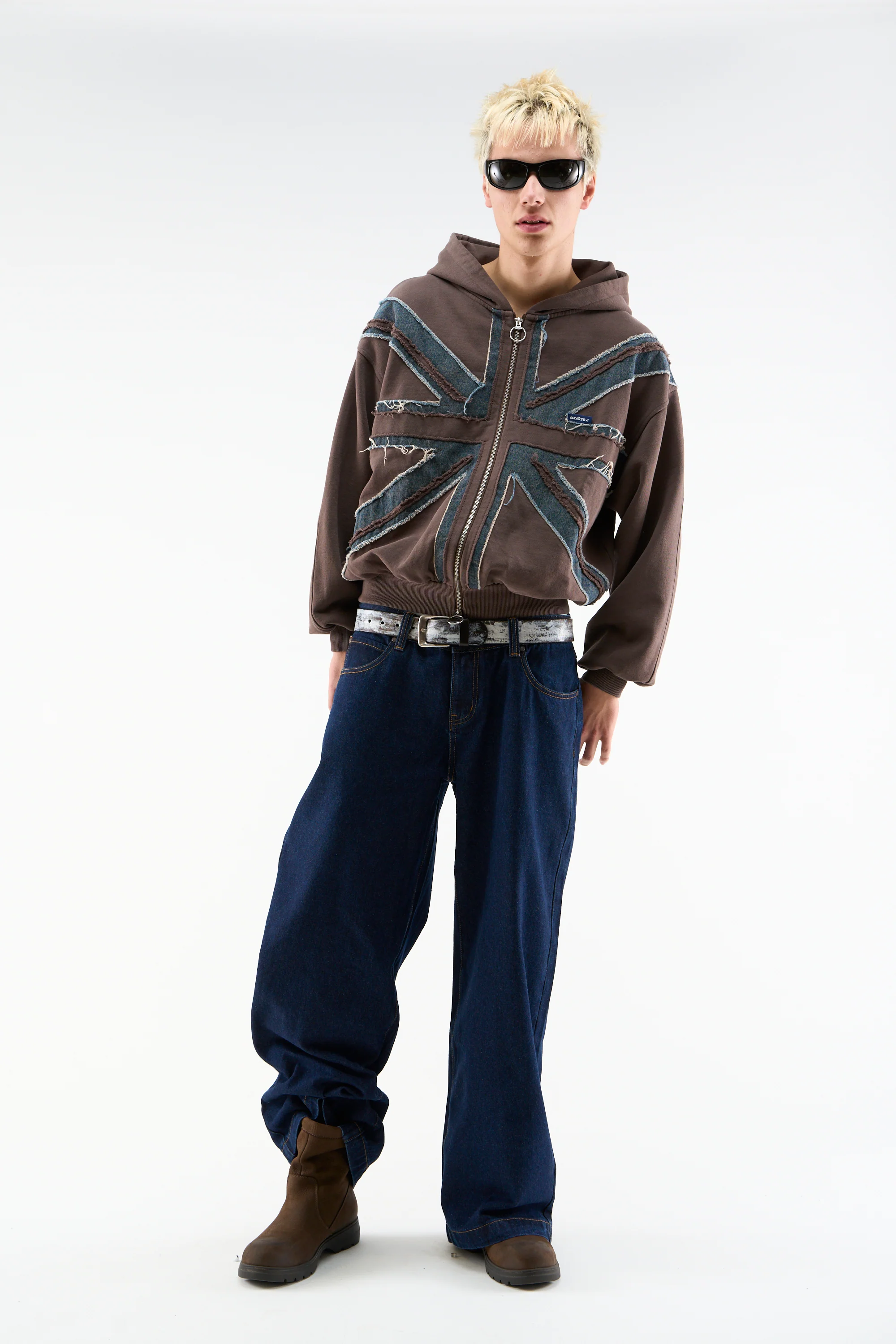 Flag Brown Zipper - Image 2