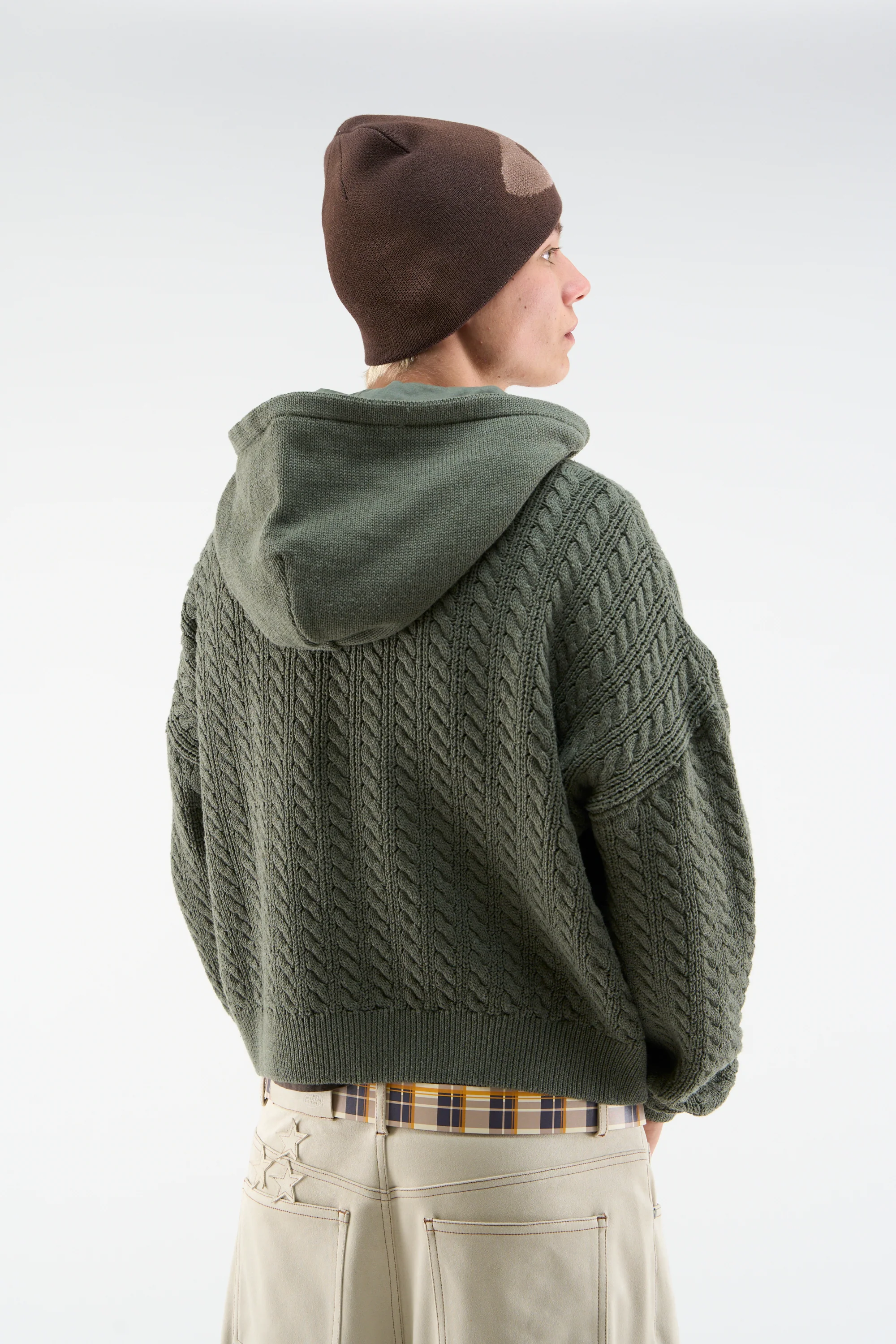 Flag Green Knit Zipper - Image 2