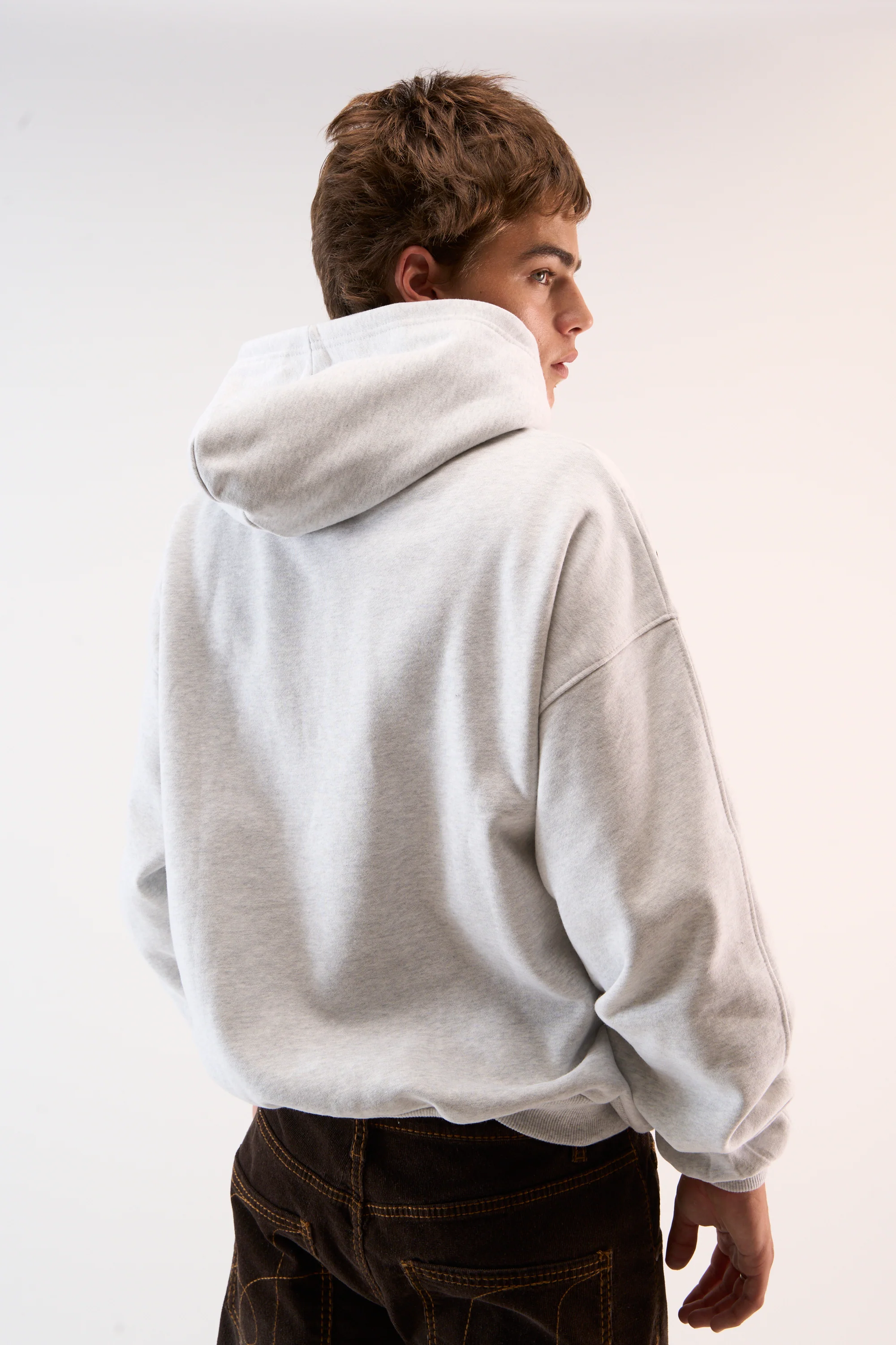 Flock Light Grey Hoodie - Image 4