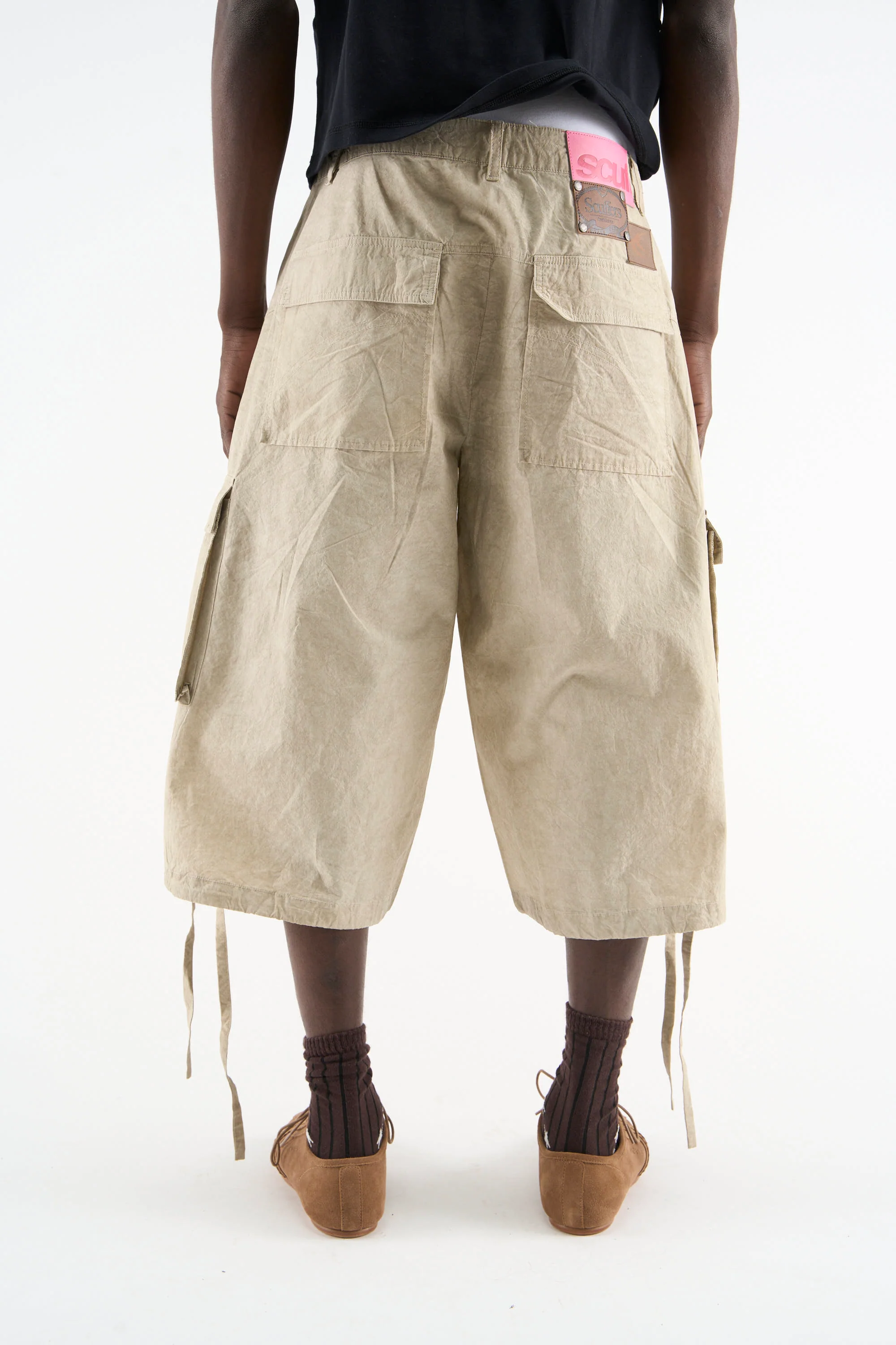 Funk Light Brown Jorts - Image 4