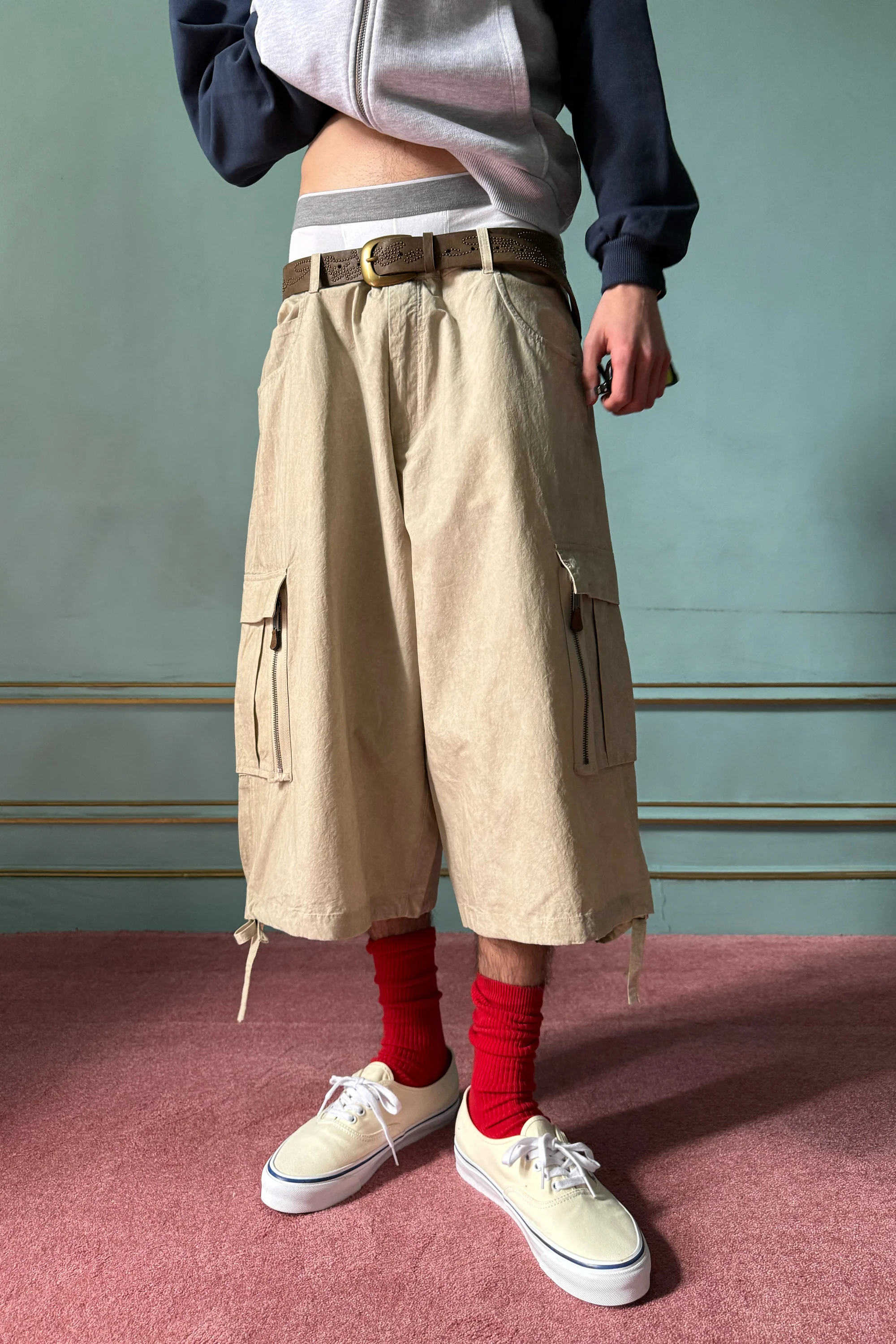 Funk Light Brown Jorts - Image 6