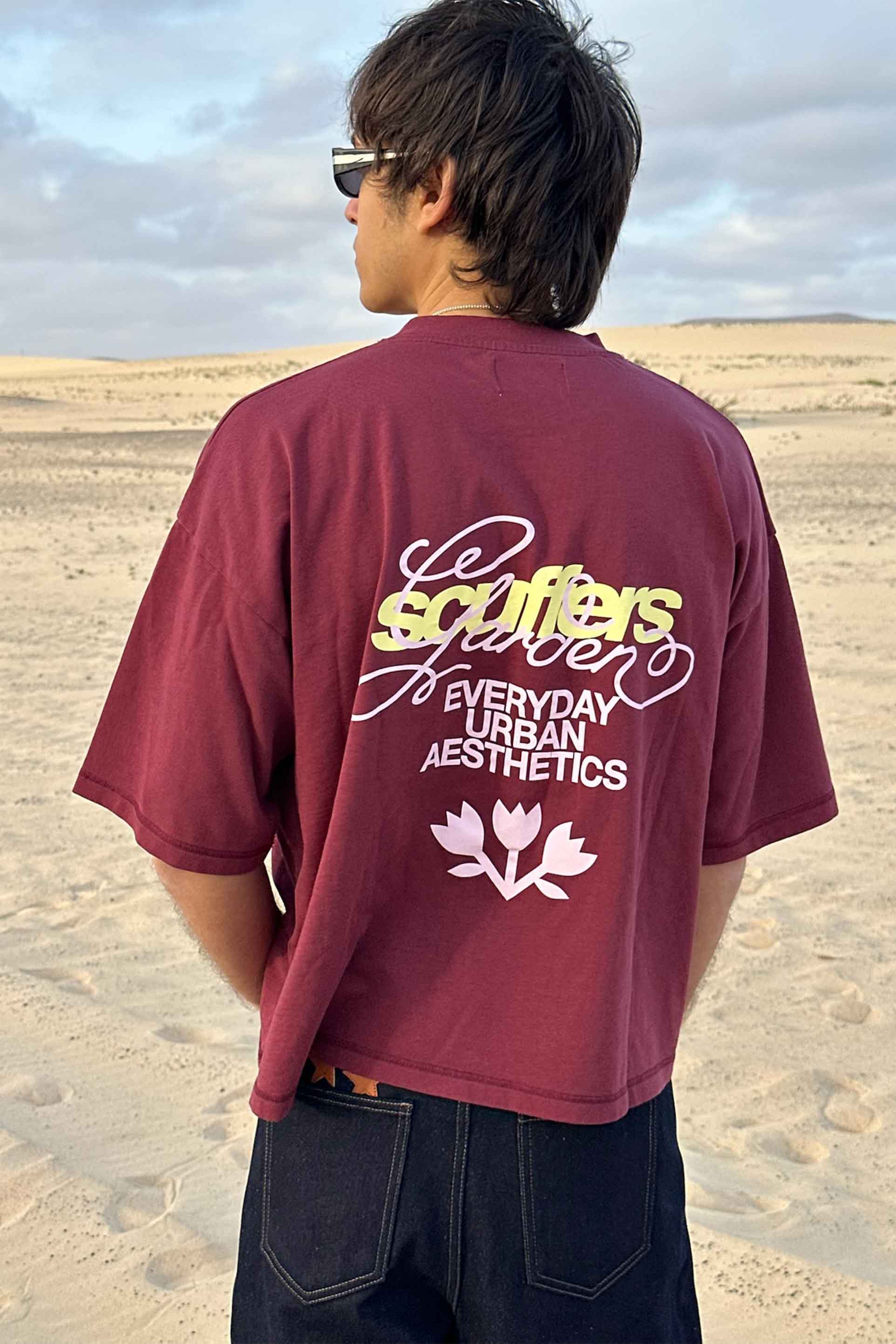 Garden Burgundy T-Shirt - Image 4