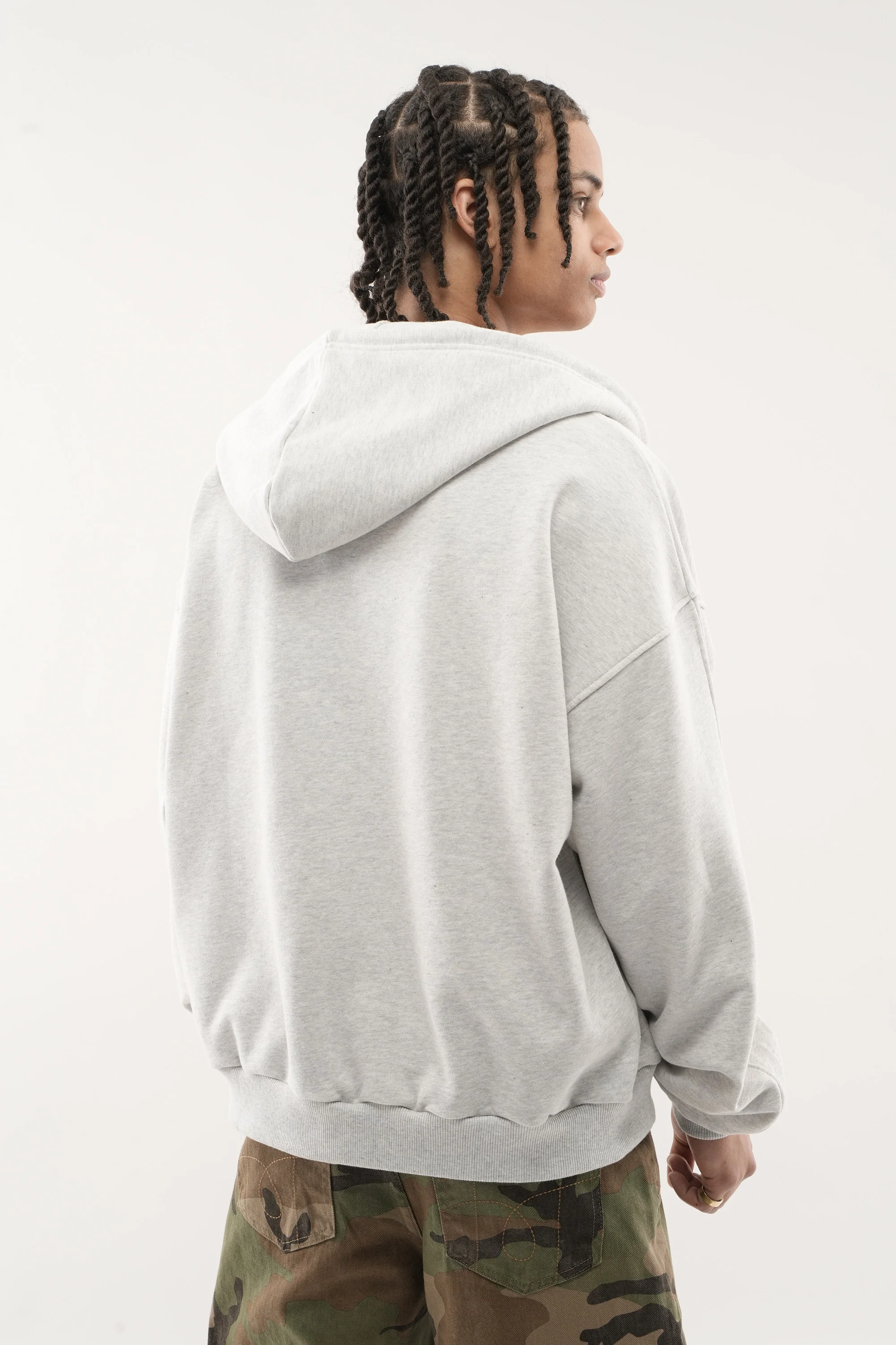Garden Grey Melange Zipper - Image 5
