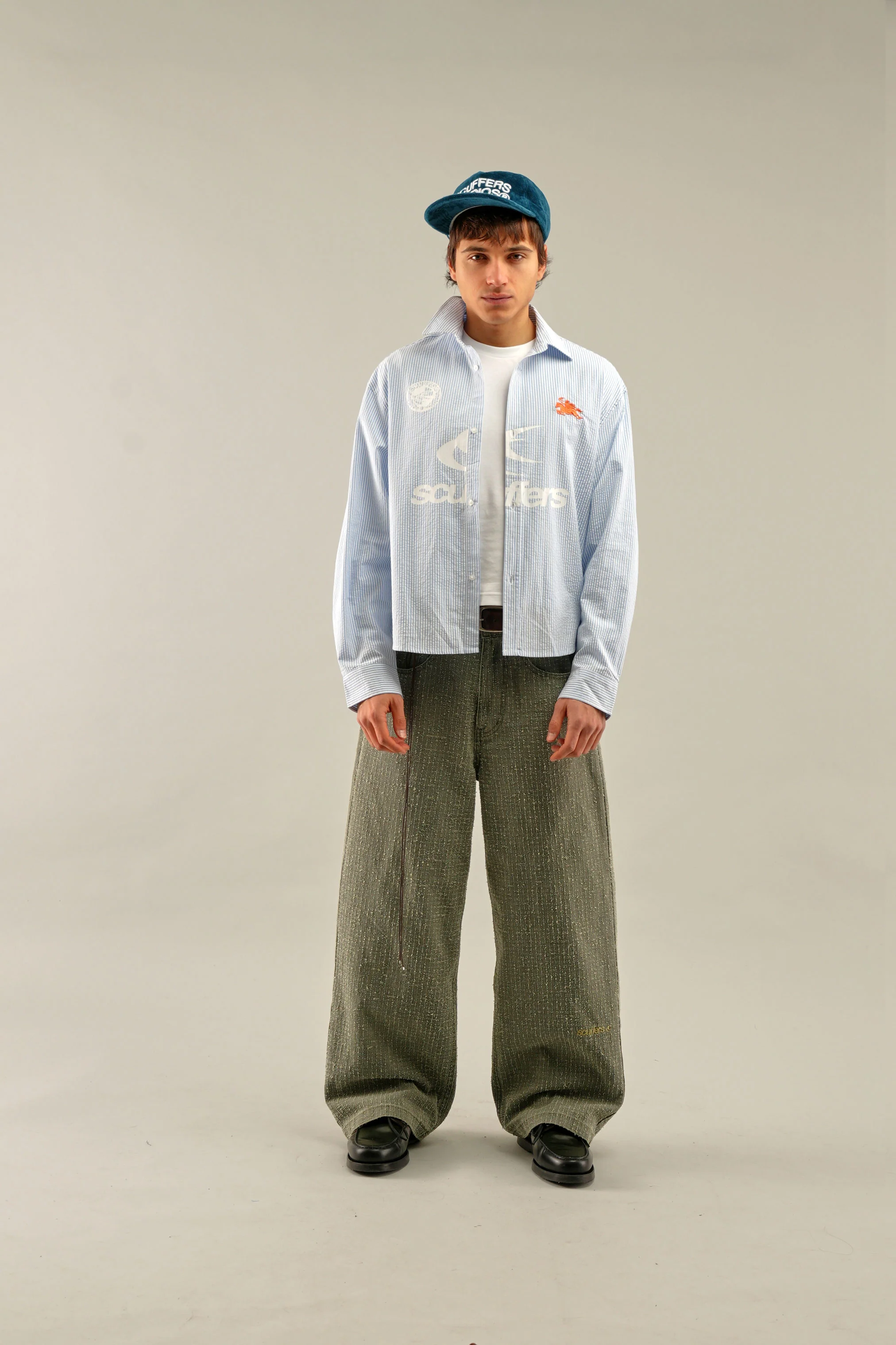 Germain Blue Striped Shirt - Image 4