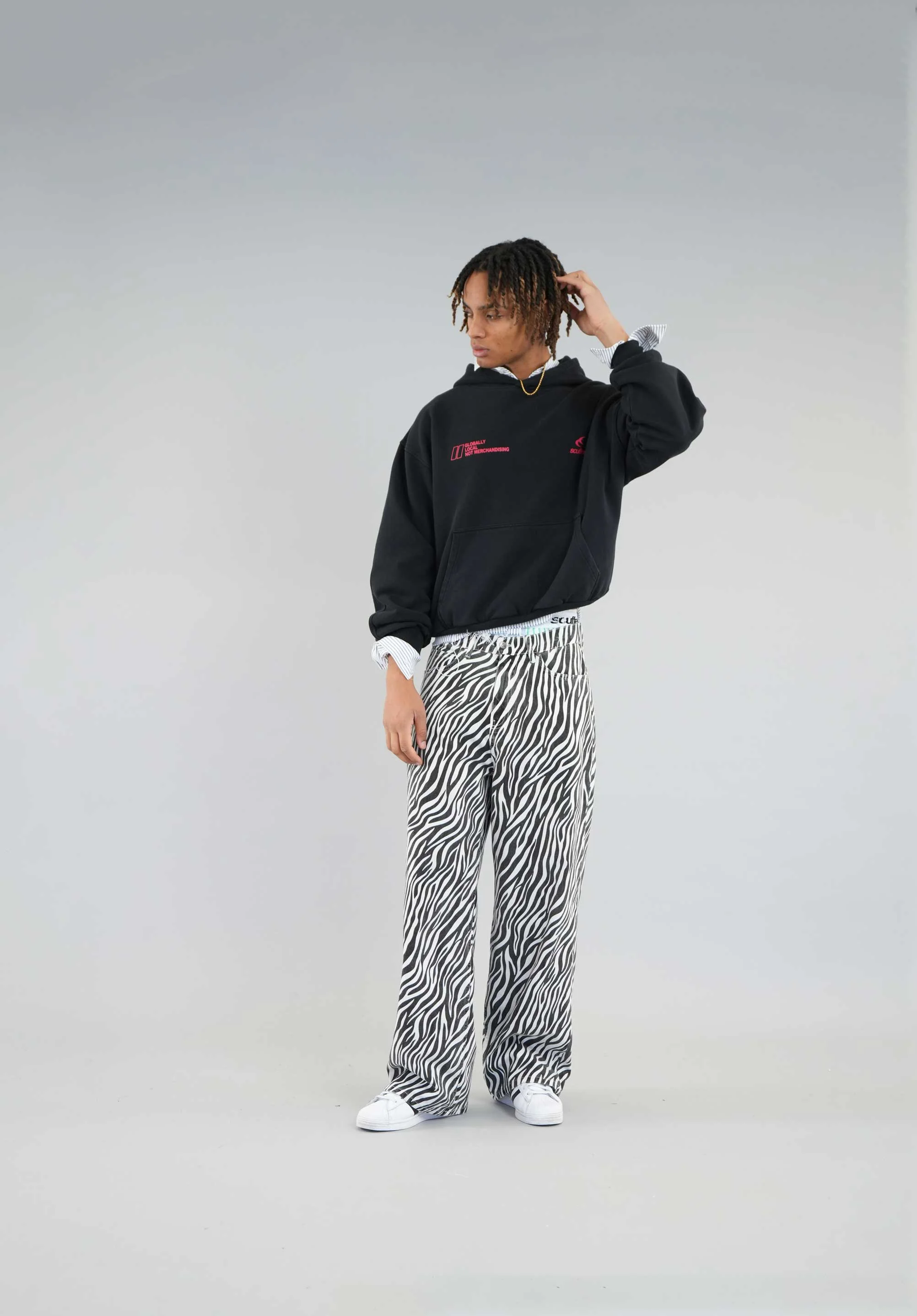 Globally Black Hoodie - Image 6