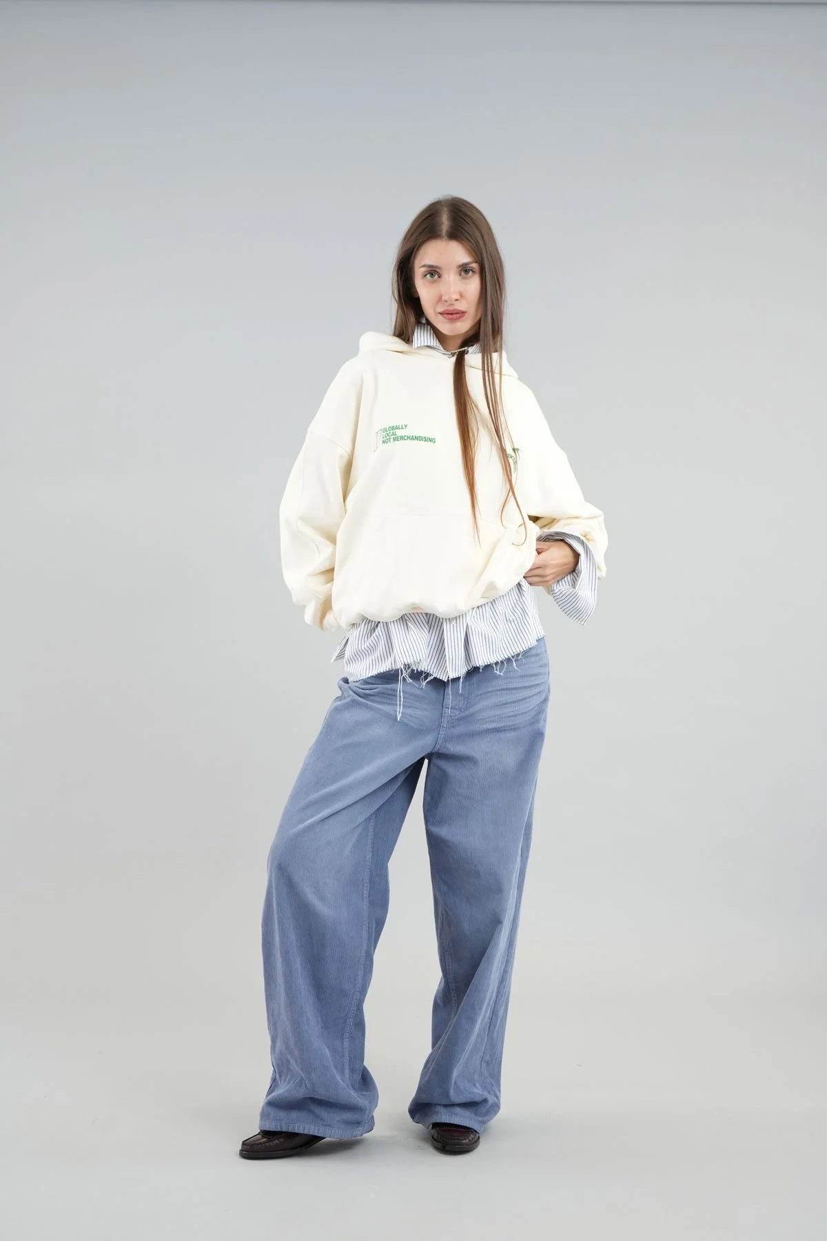 Globally Ecru Hoodie - Image 10