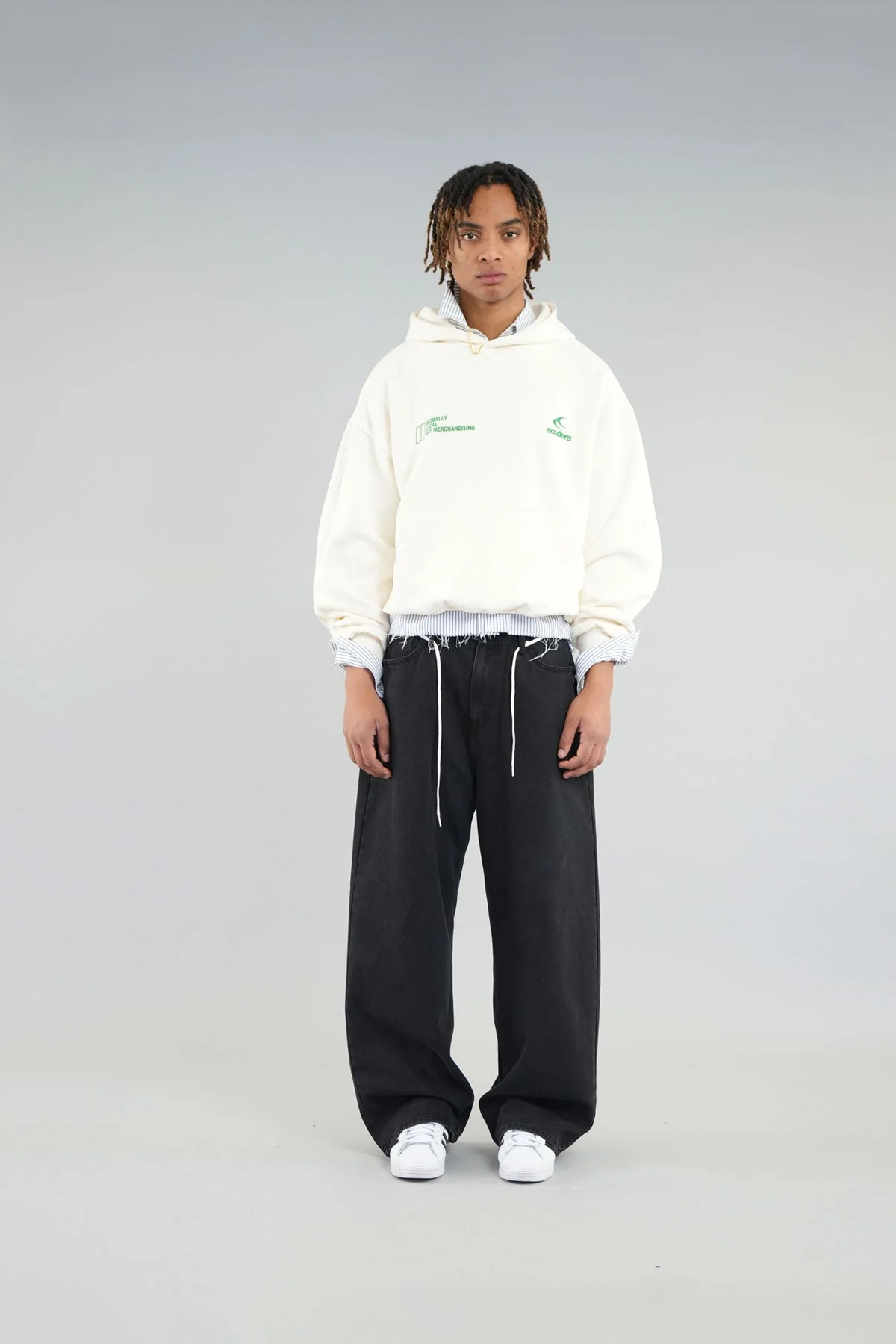 Globally Ecru Hoodie - Image 2