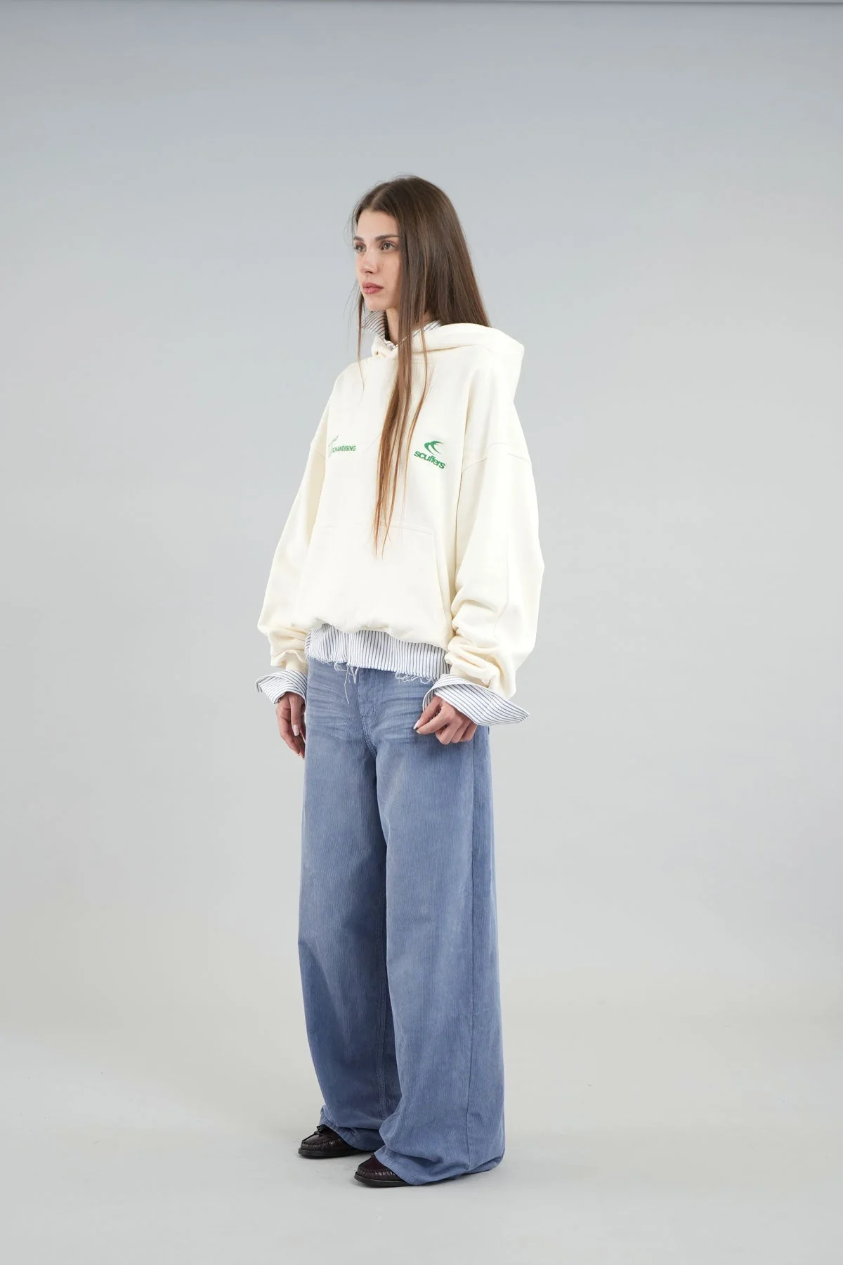 Globally Ecru Hoodie - Image 8