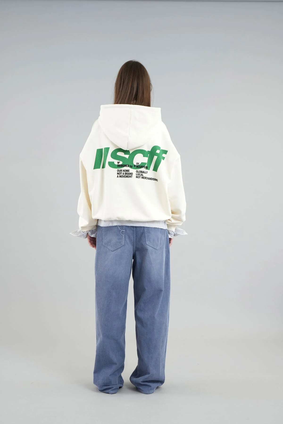 Globally Ecru Hoodie - Image 9