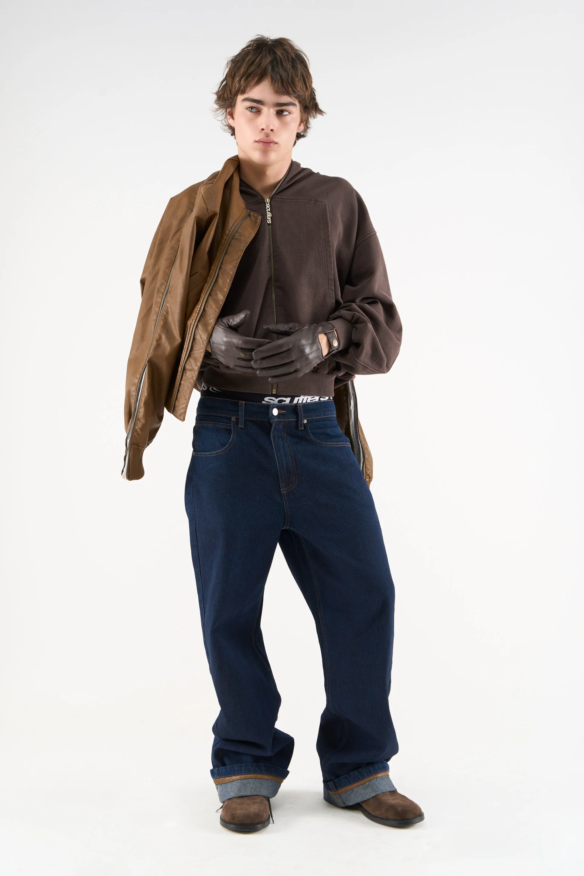 Habi Dark Blue Pants - Image 2