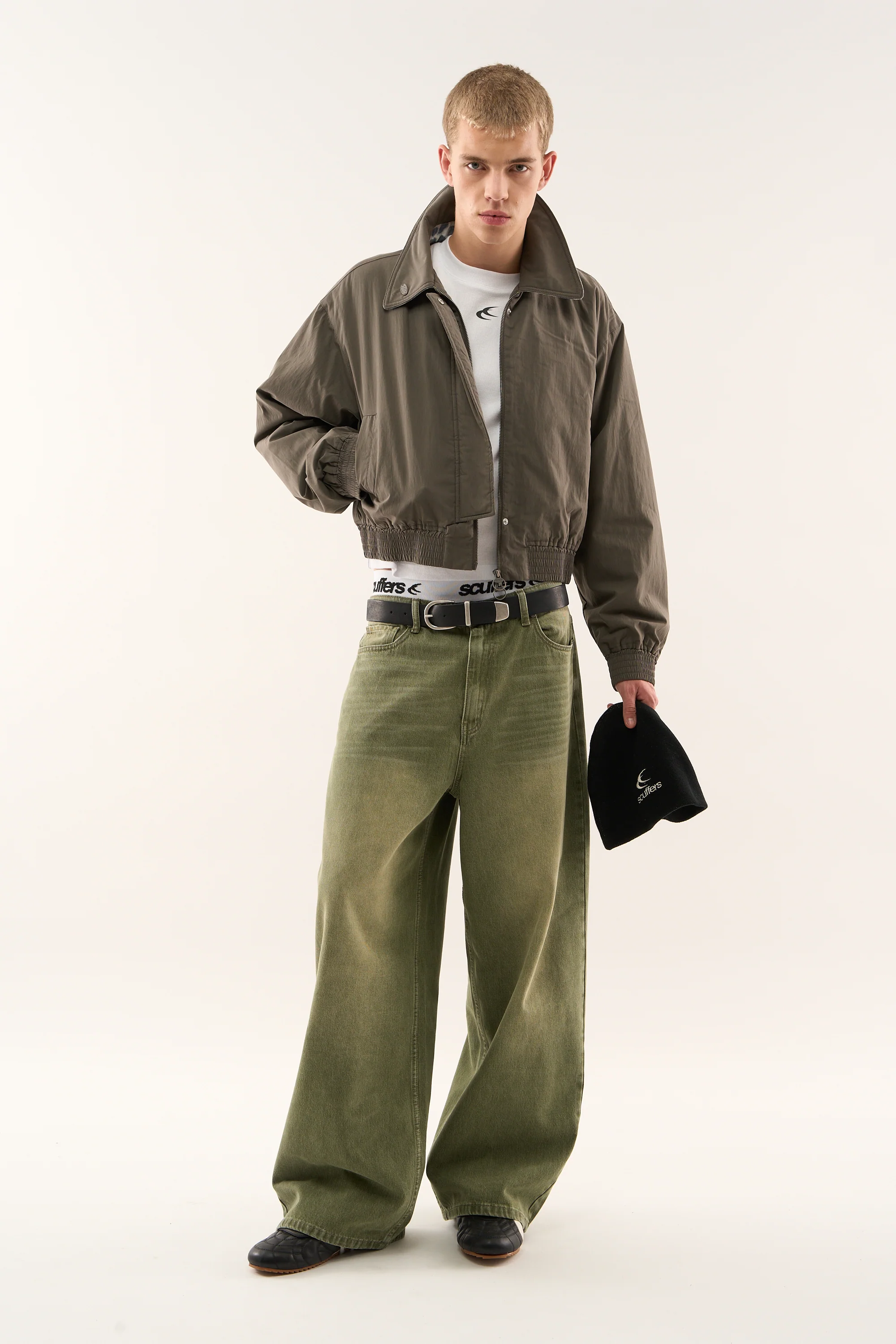 Harrington Dark Grey Jacket - Image 2