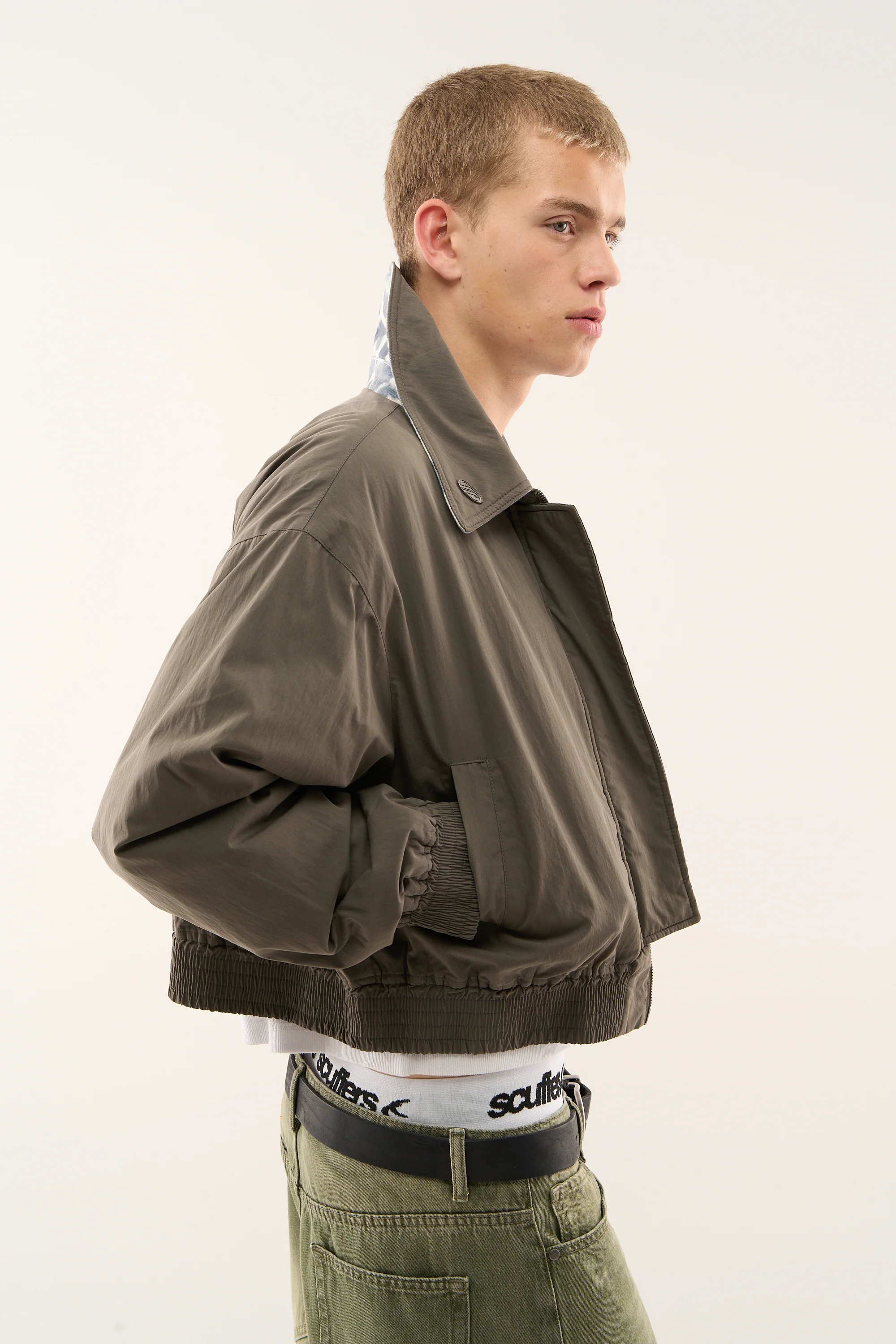 Harrington Dark Grey Jacket - Image 6