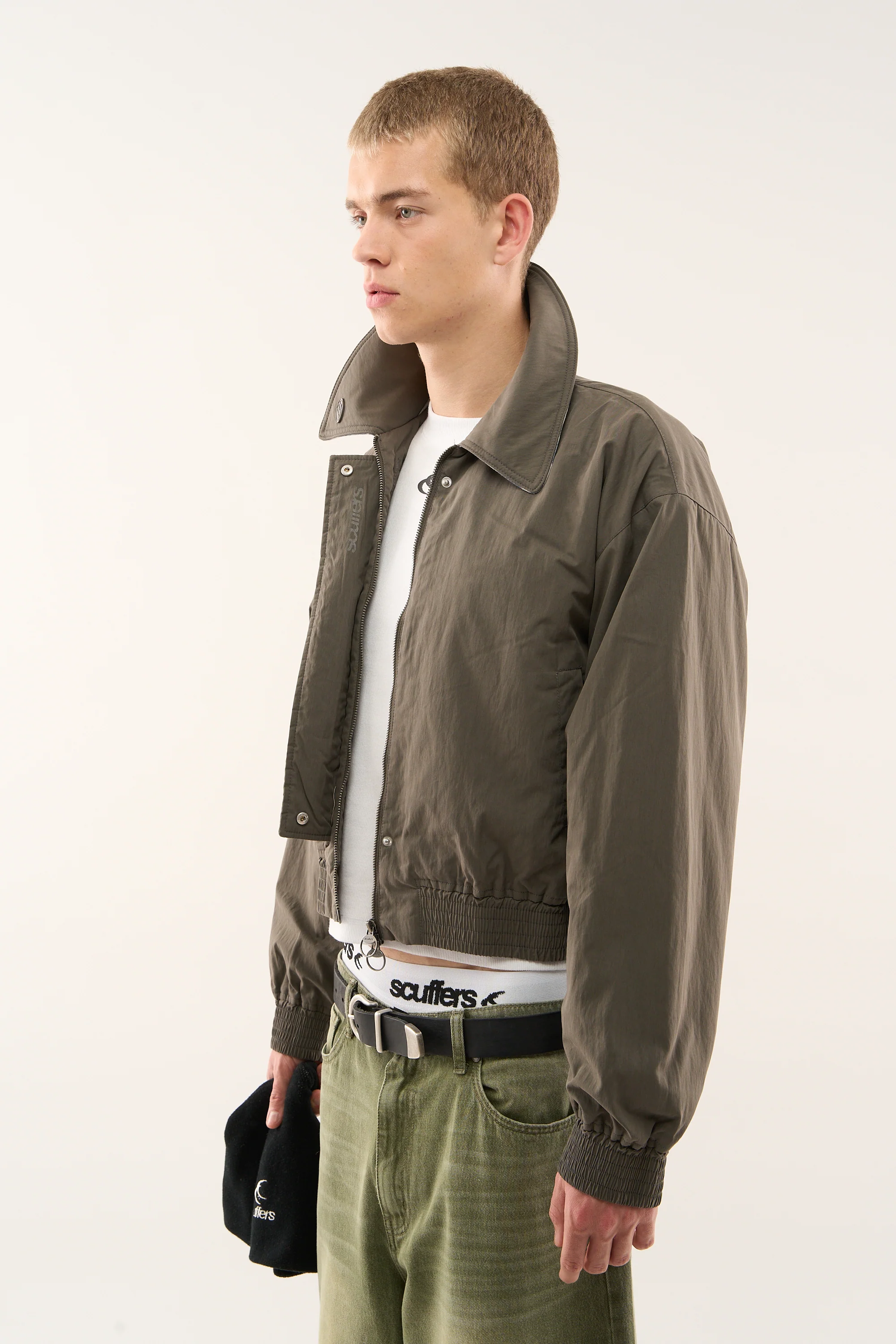 Harrington Dark Grey Jacket - Image 7