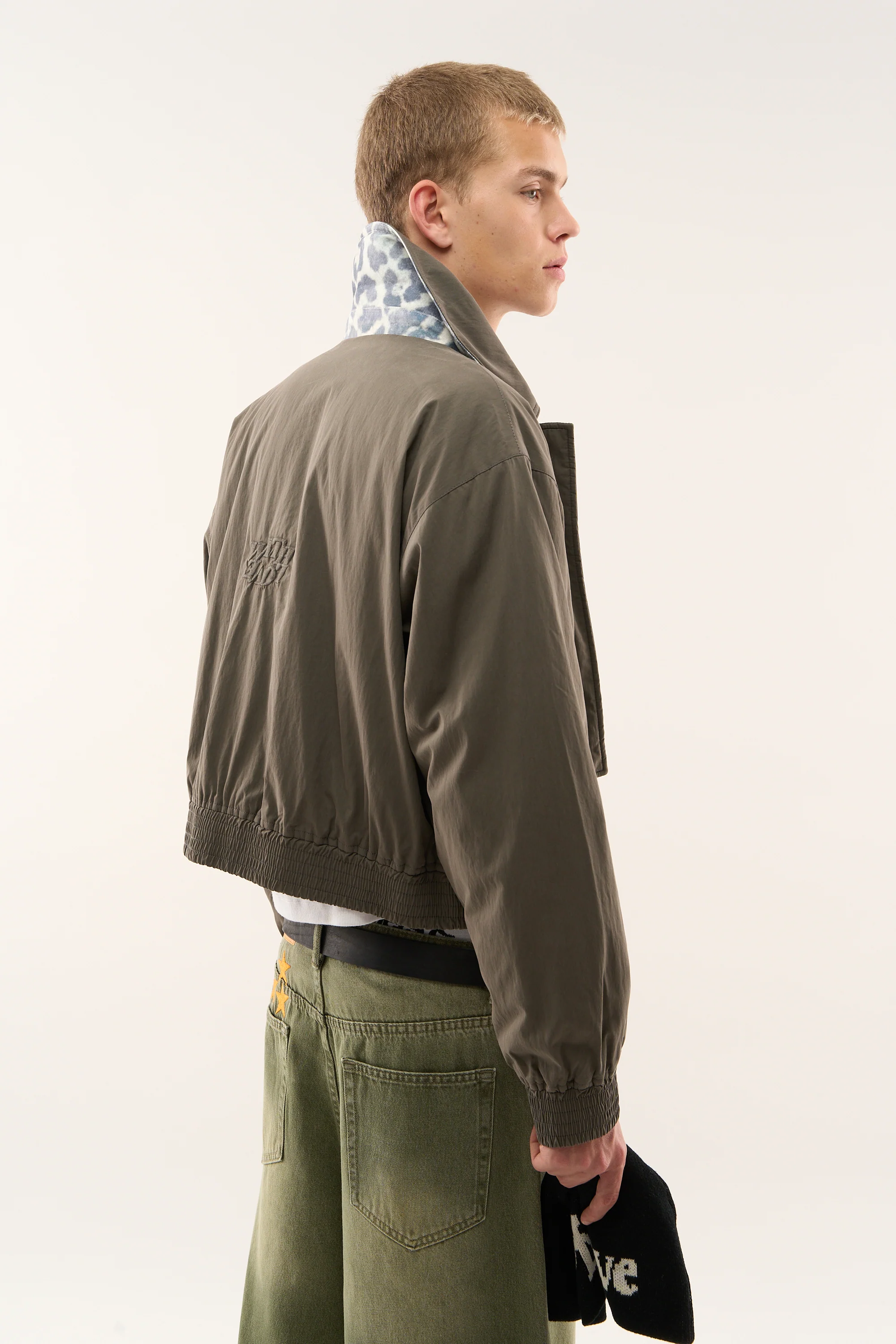 Harrington Dark Grey Jacket - Image 8