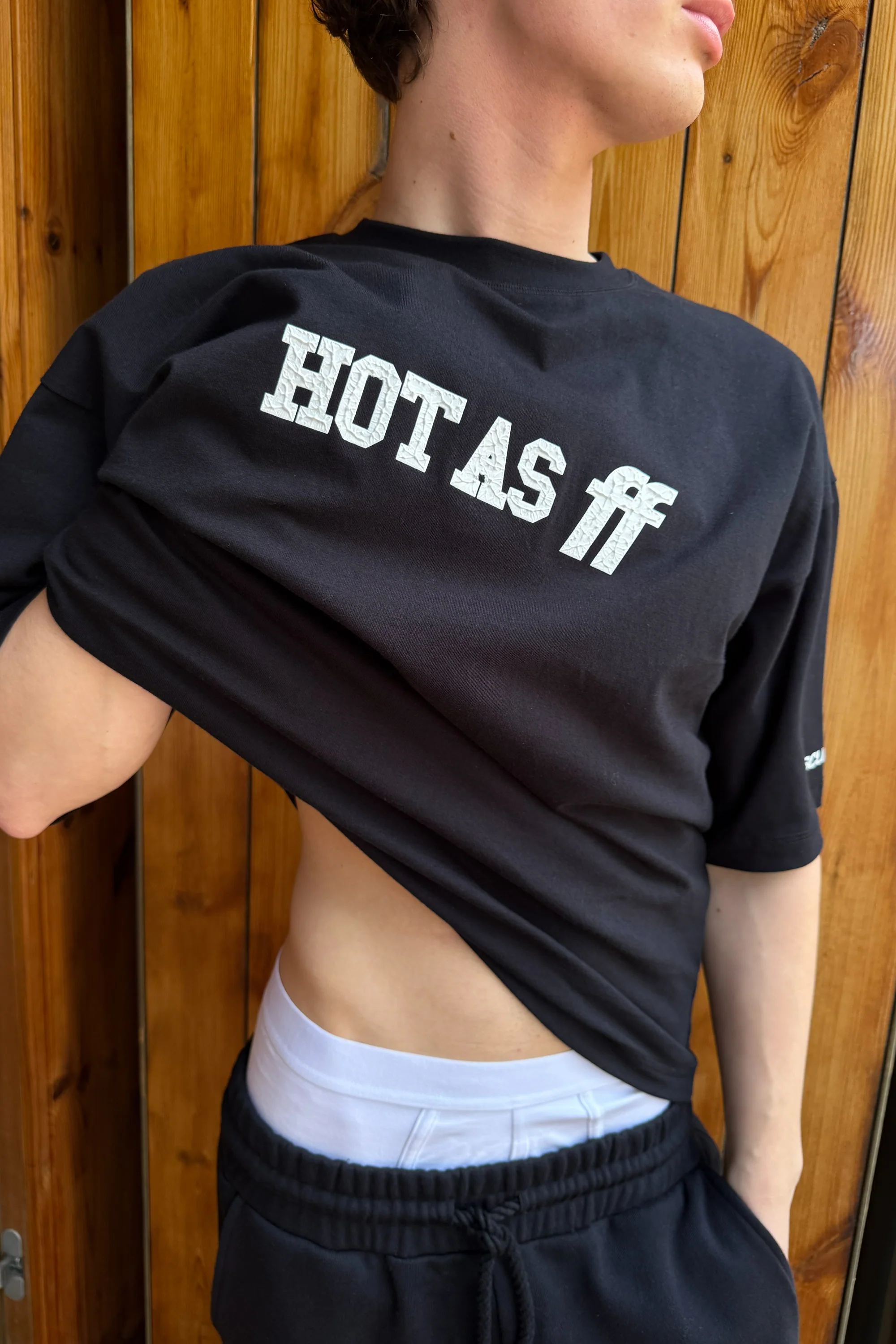 Hot As FF Black T-Shirt - Image 5