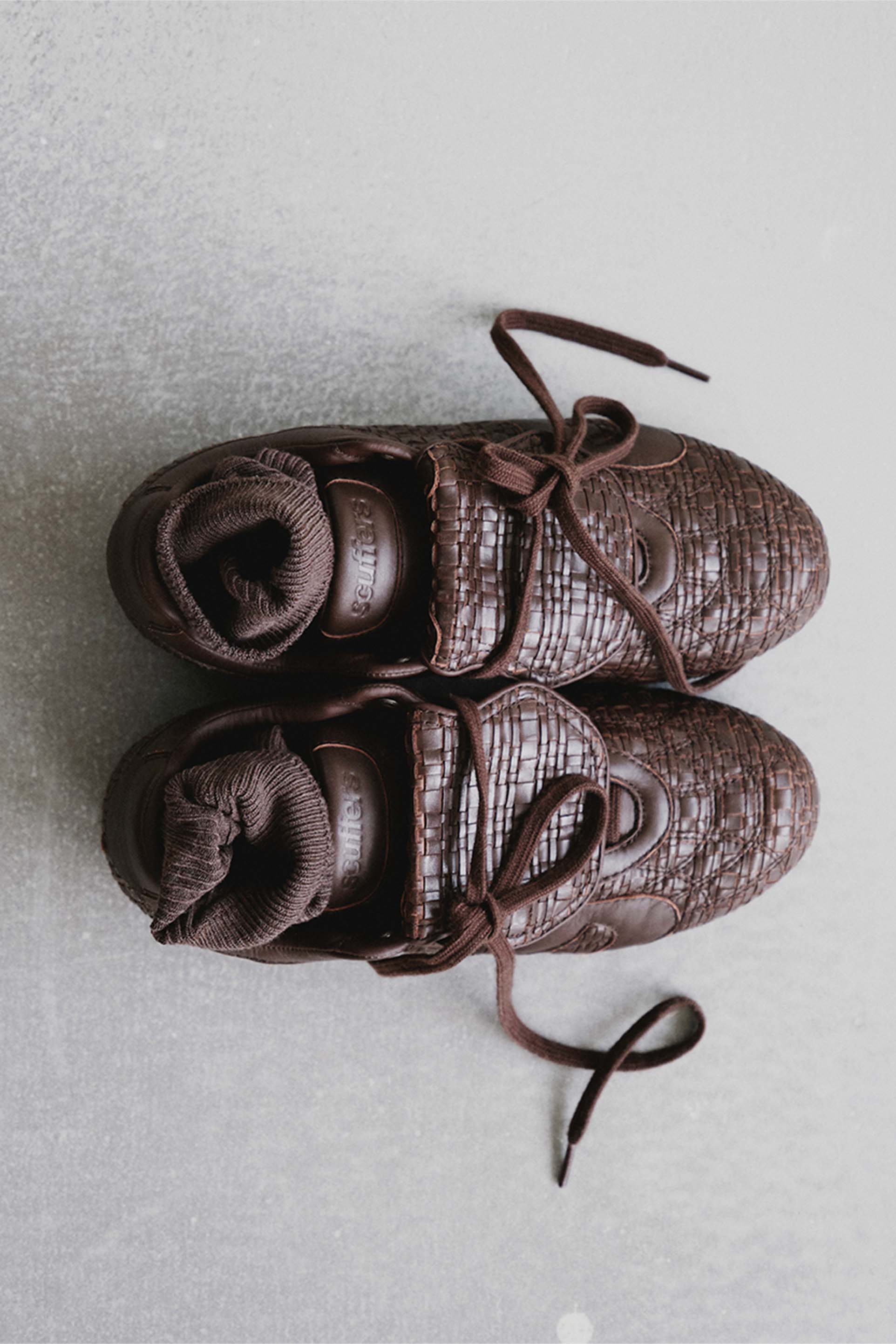 Iconic Braided Brown Sneaker - Image 11
