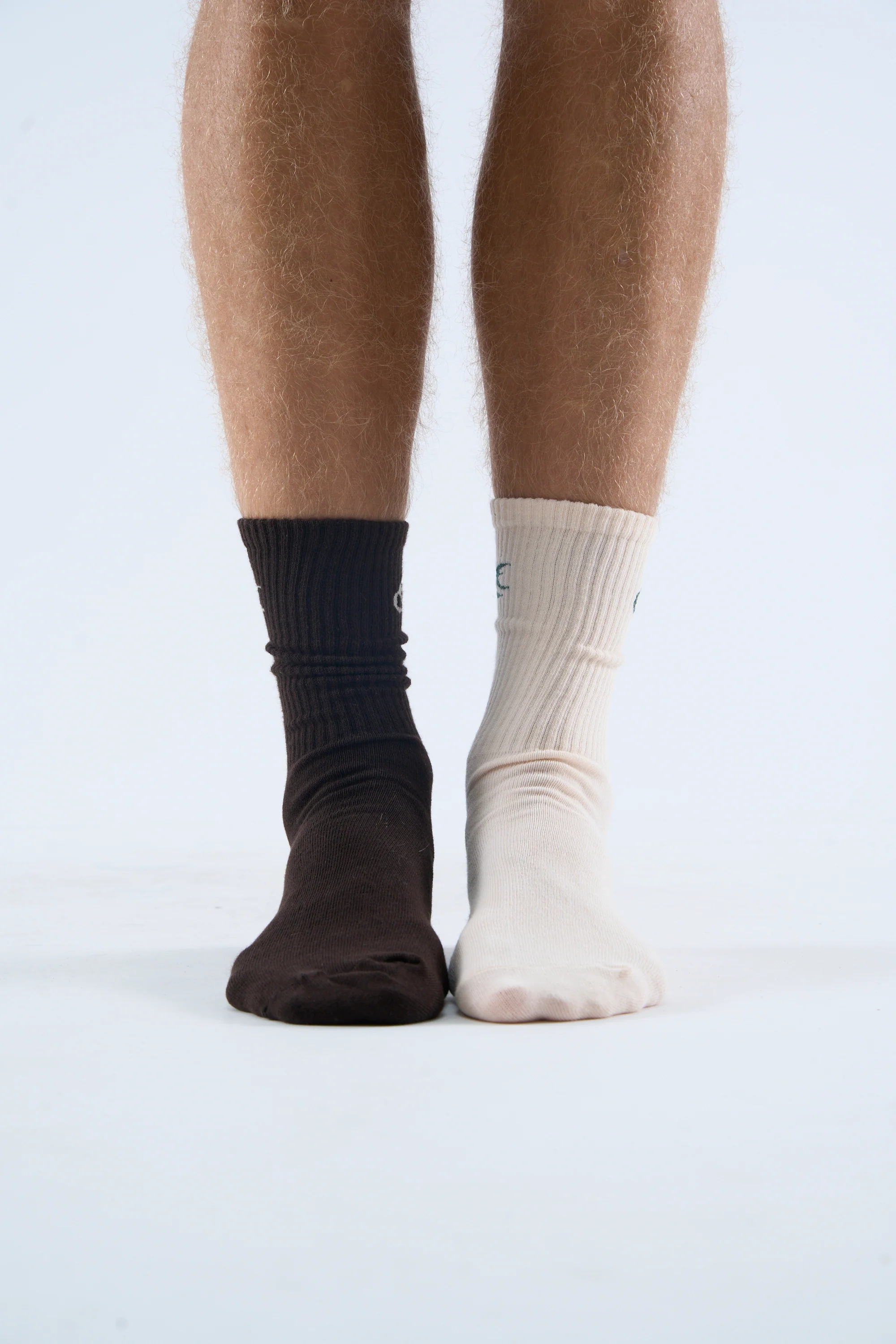 Iconic Brown & Ecru Socks - Image 6