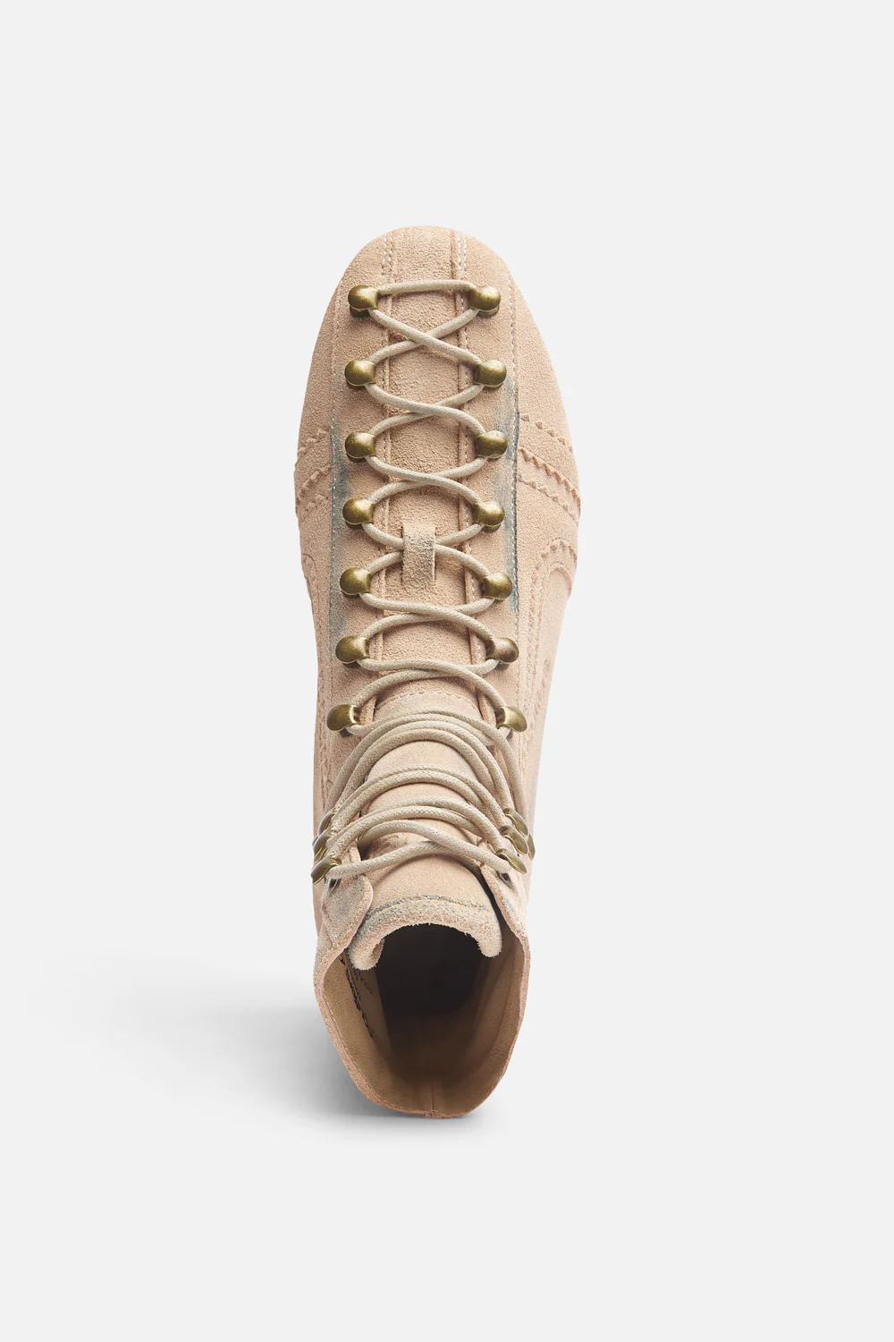 Iconic Ecru Suede Boots - Image 3