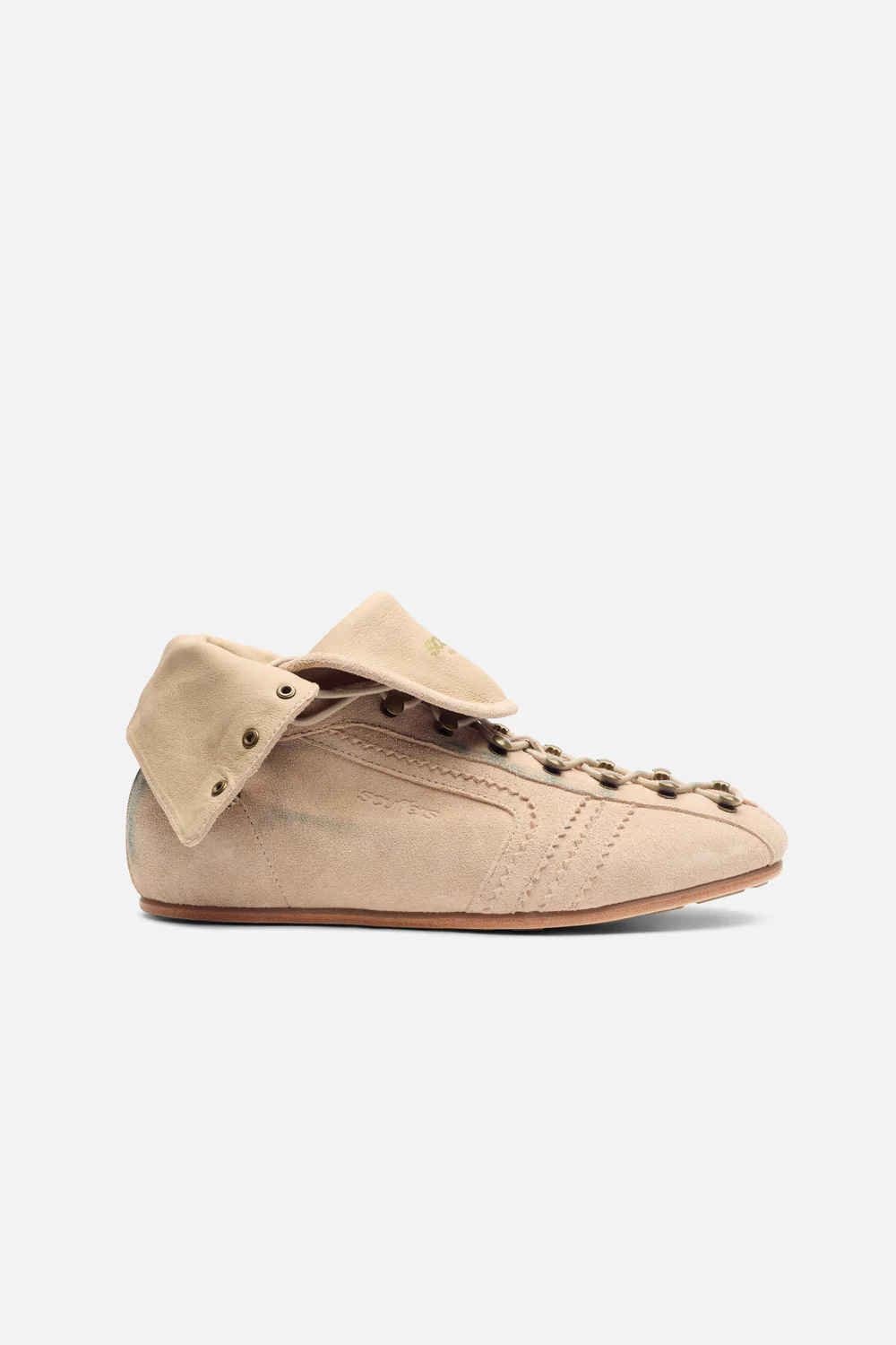 Iconic Ecru Suede Boots - Image 6