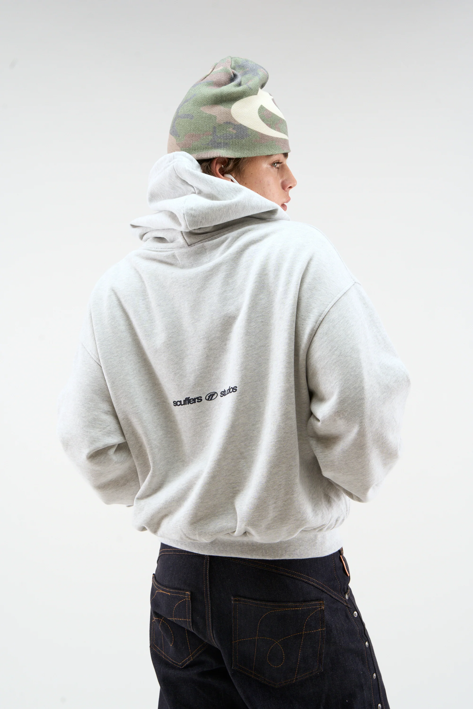 Iconic Light Grey Hoodie - Image 4
