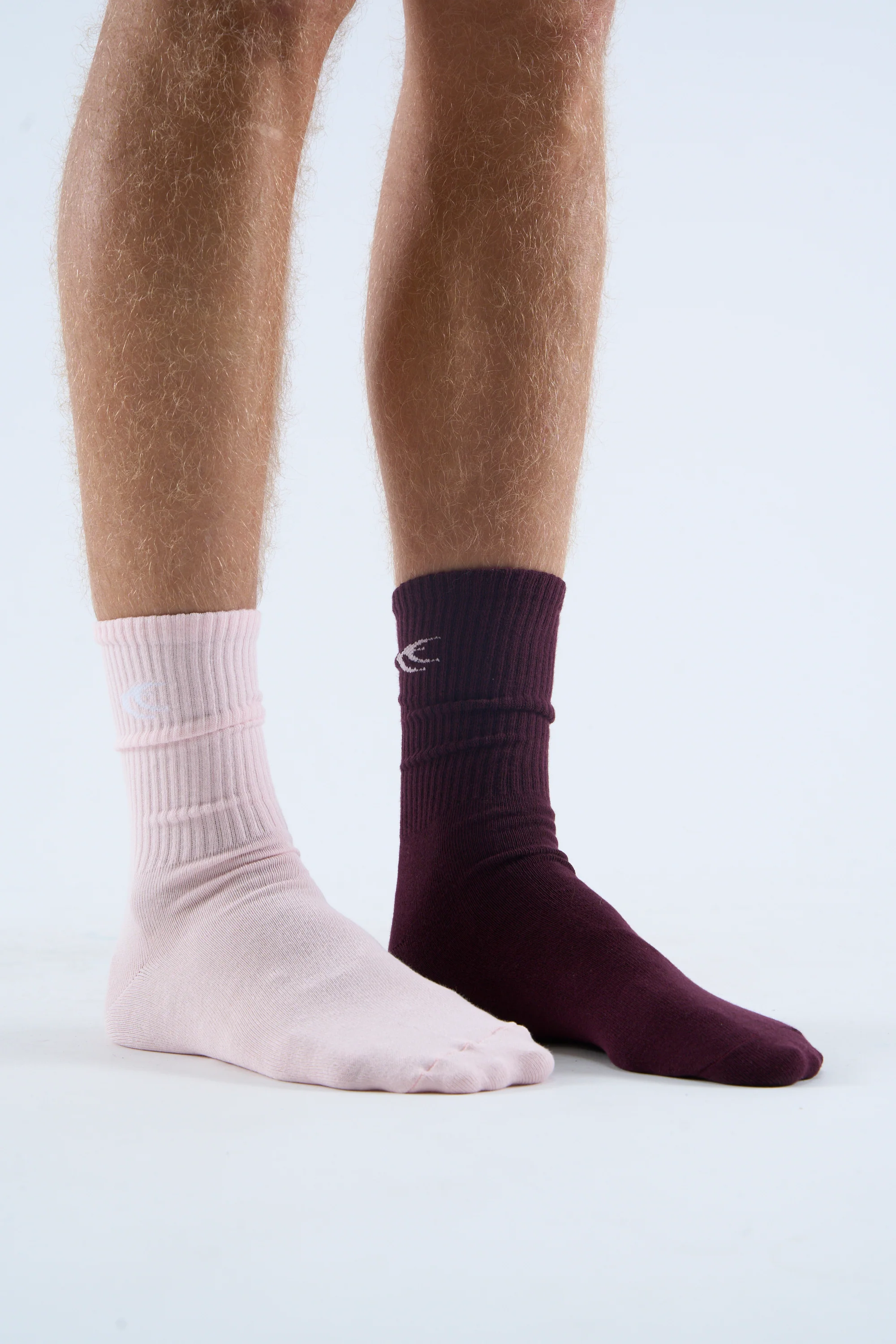 Iconic Pink & Burgundy Socks - Image 4