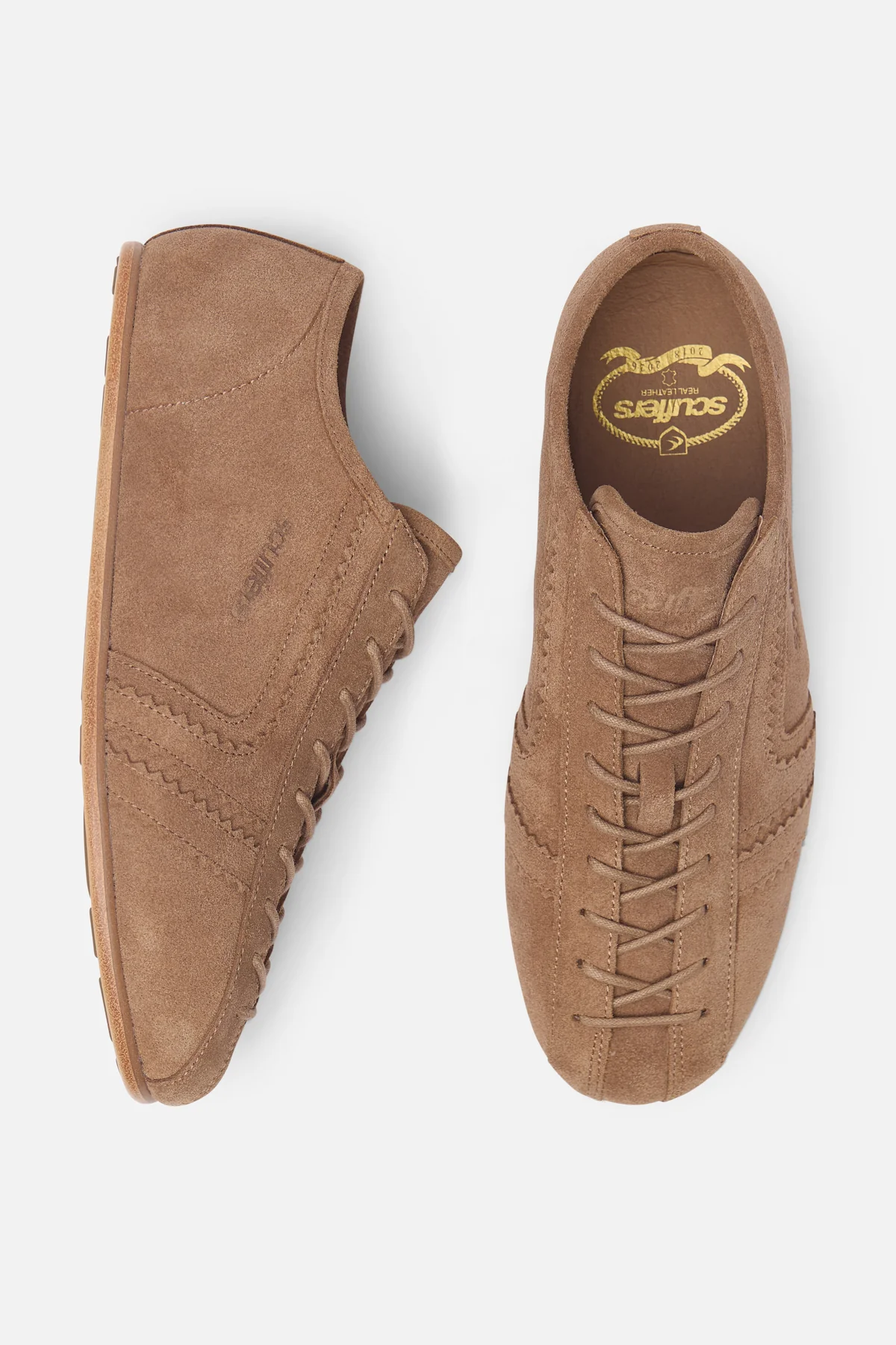 Iconic Suede Brown Shoes - Image 4