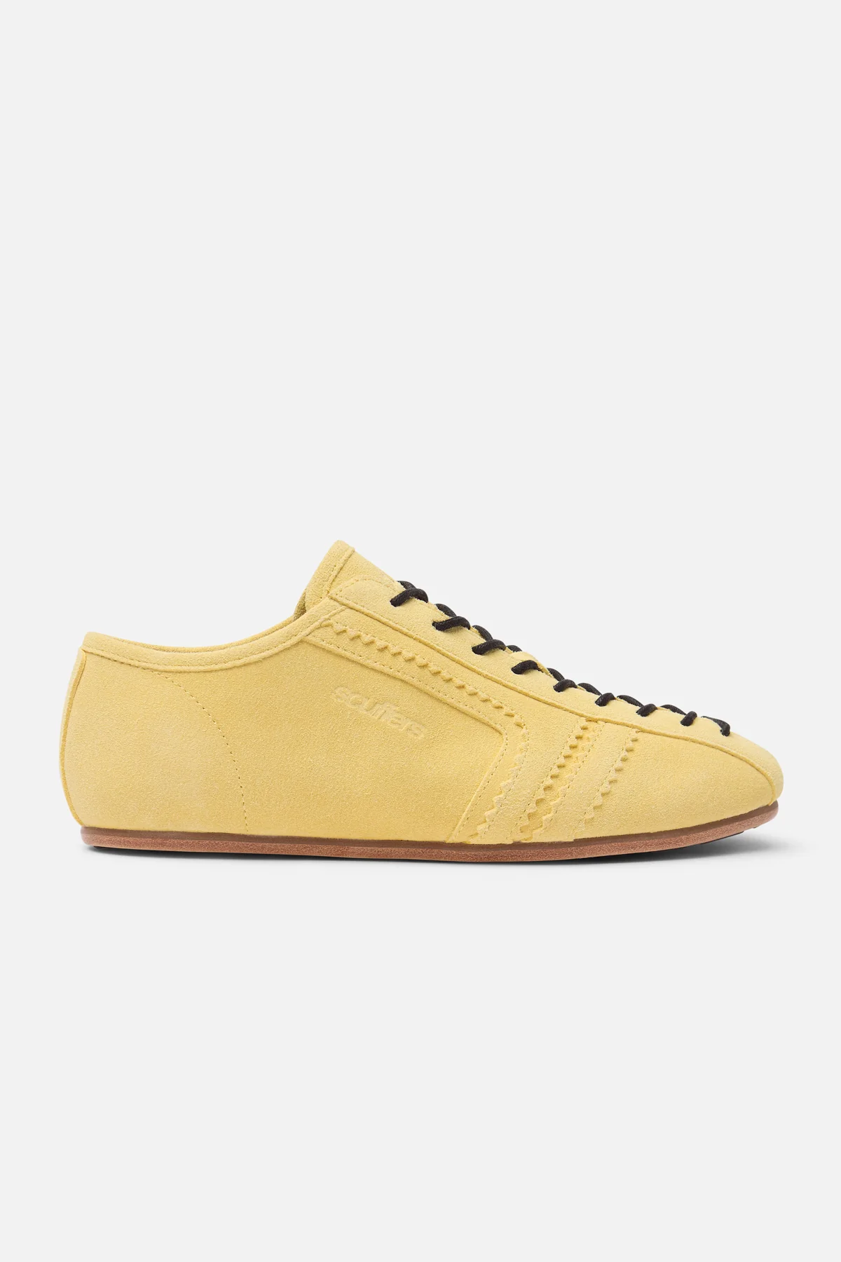 Iconic Suede Yellow Shoes - Image 2