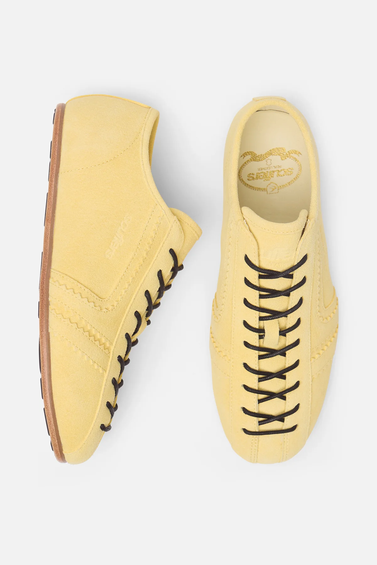 Iconic Suede Yellow Shoes - Image 4