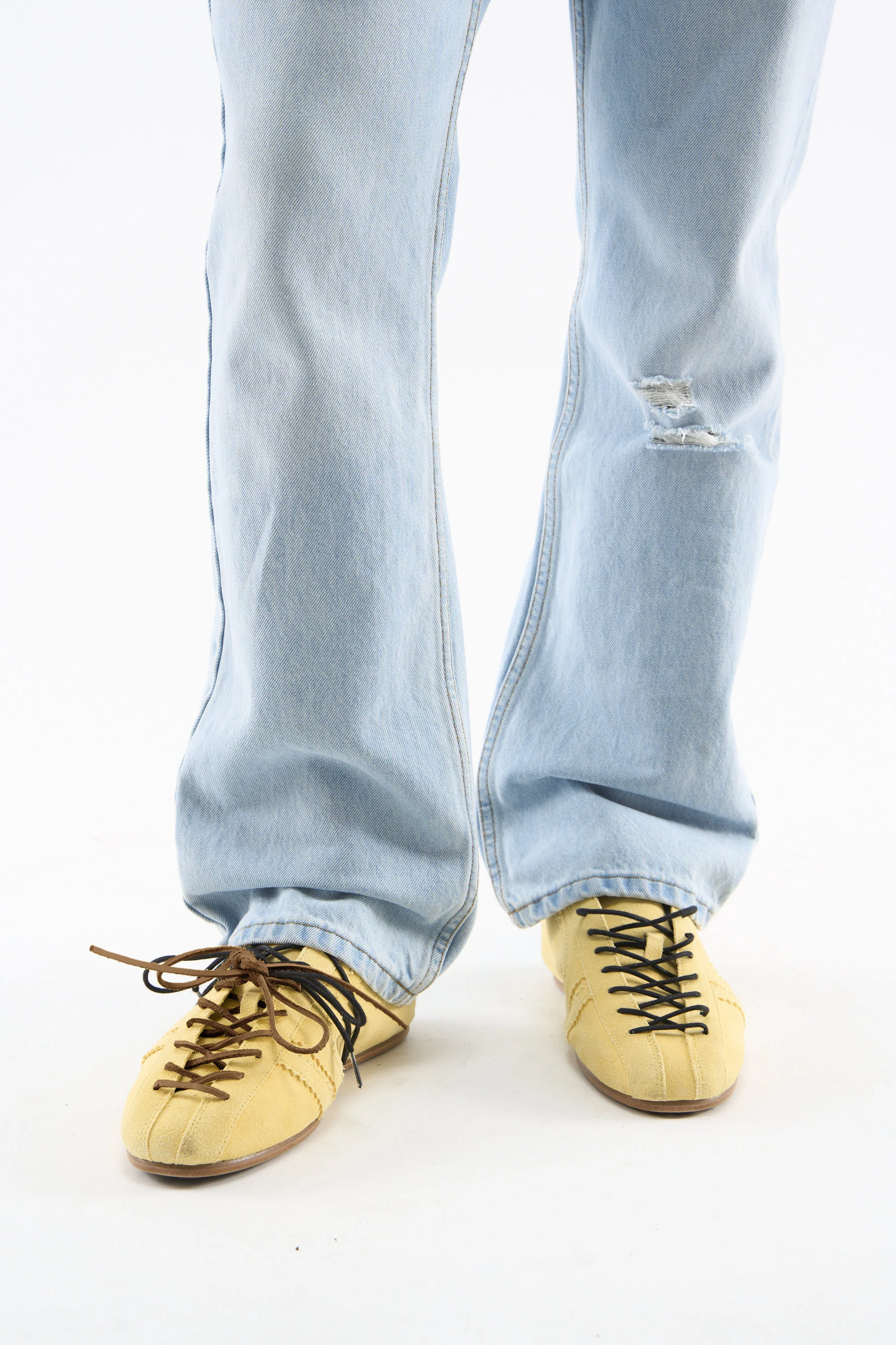 Iconic Suede Yellow Shoes - Image 8
