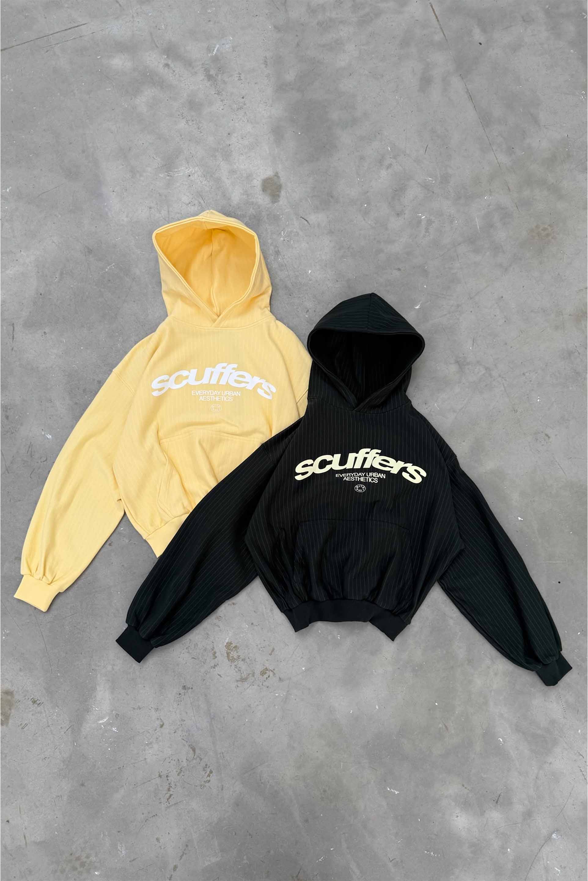 Iconic Yellow Pinstripe Hoodie - Image 6